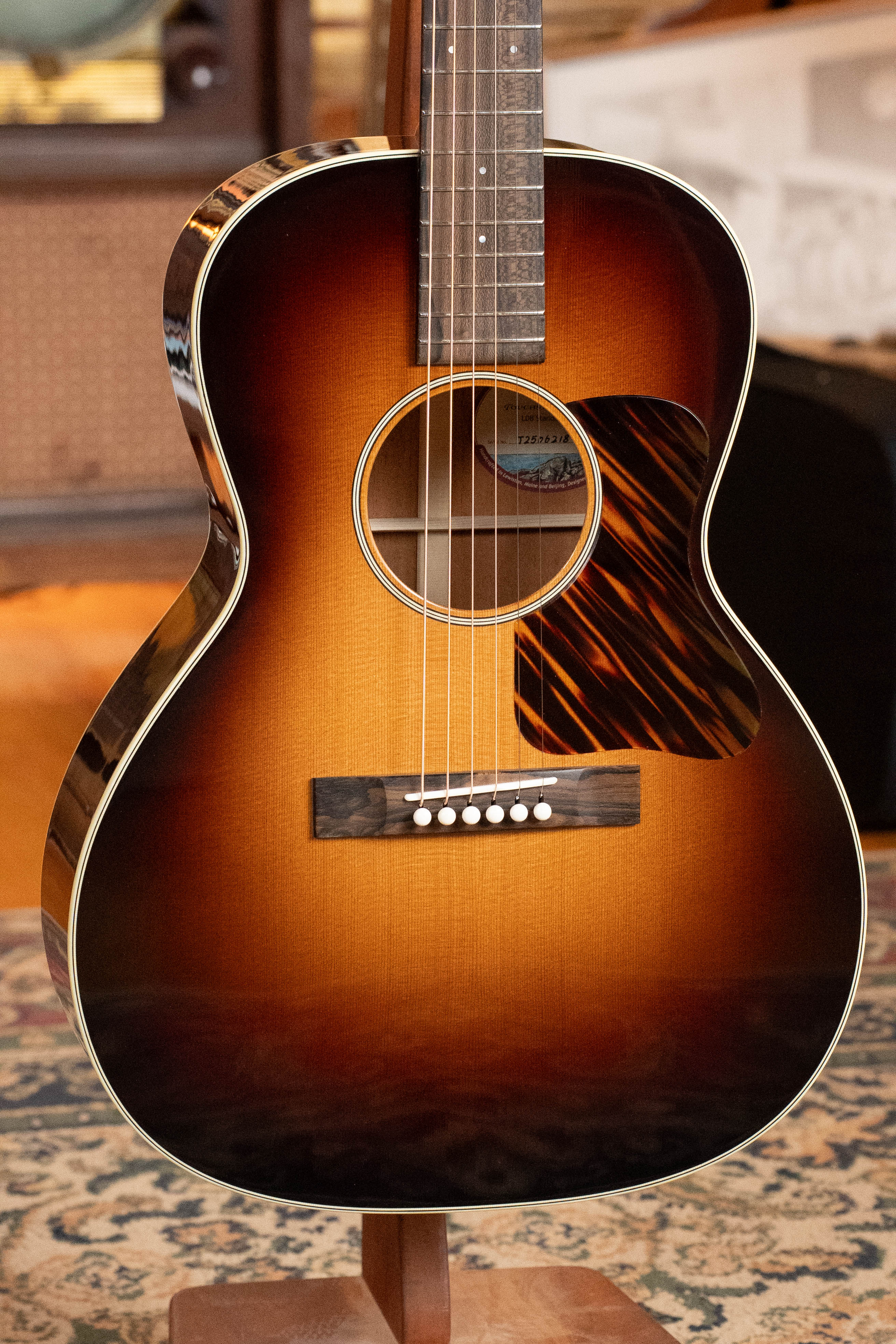 Bourgeois The Standard LDBS/TS Touchstone Series Torrefied Sitka/Mahogany OO Sunburst Acoustic Guitar #6218