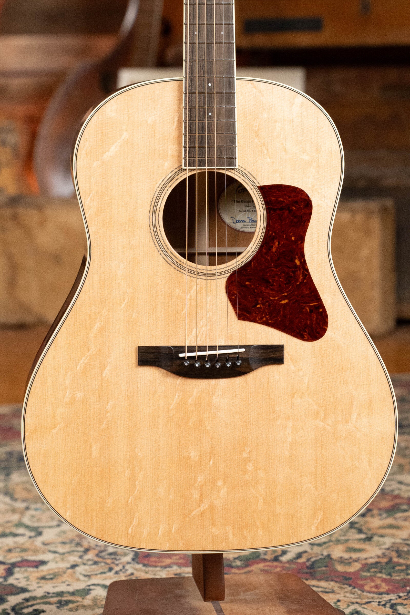Bourgeois Banjo Killer LSBK-SD Bearclaw Figured Sitka/Beeswing Mahogany Slope Shoulder Dreadnought Acoustic Guitar #0891