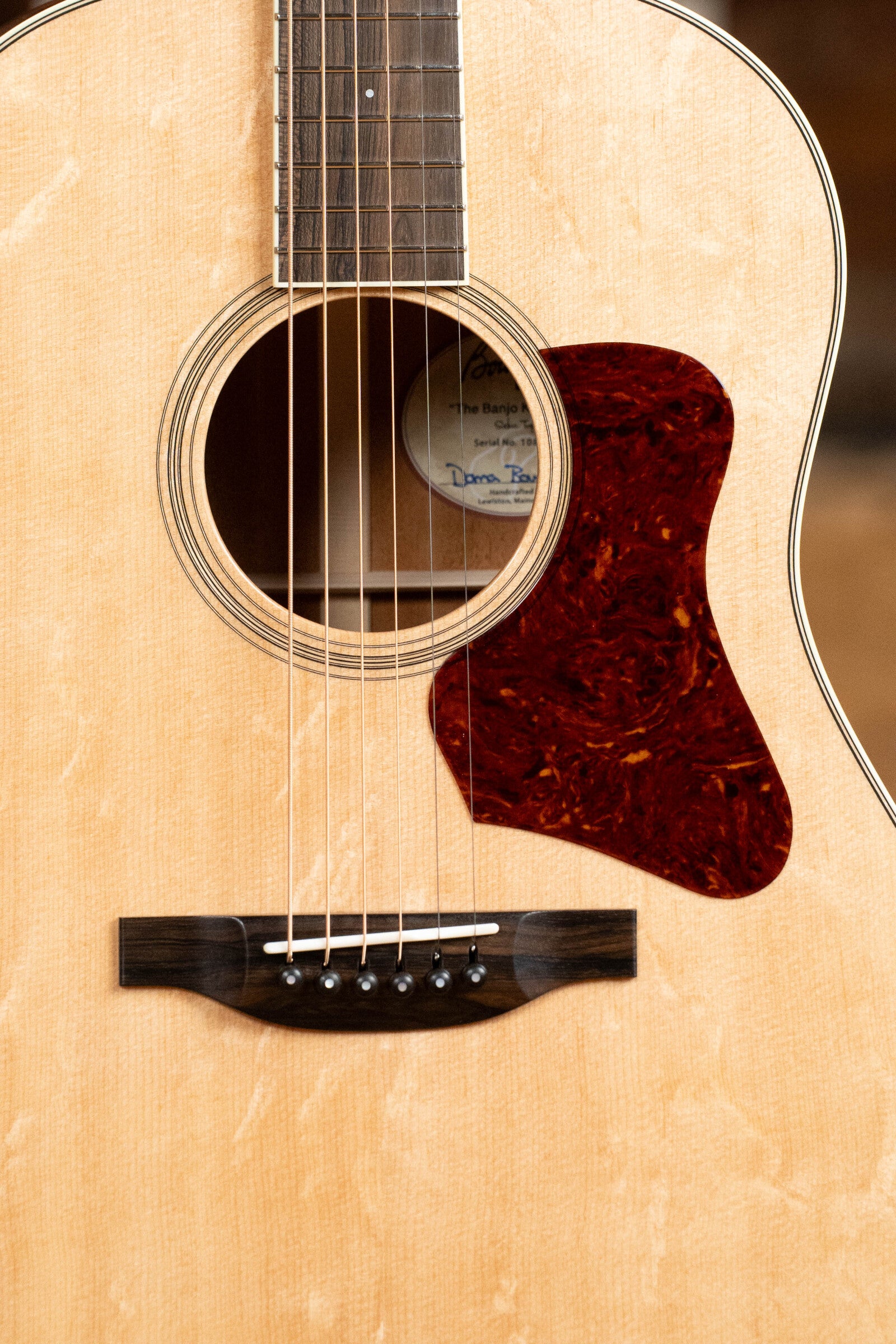 Bourgeois Banjo Killer LSBK-SD Bearclaw Figured Sitka/Beeswing Mahogany Slope Shoulder Dreadnought Acoustic Guitar #0891