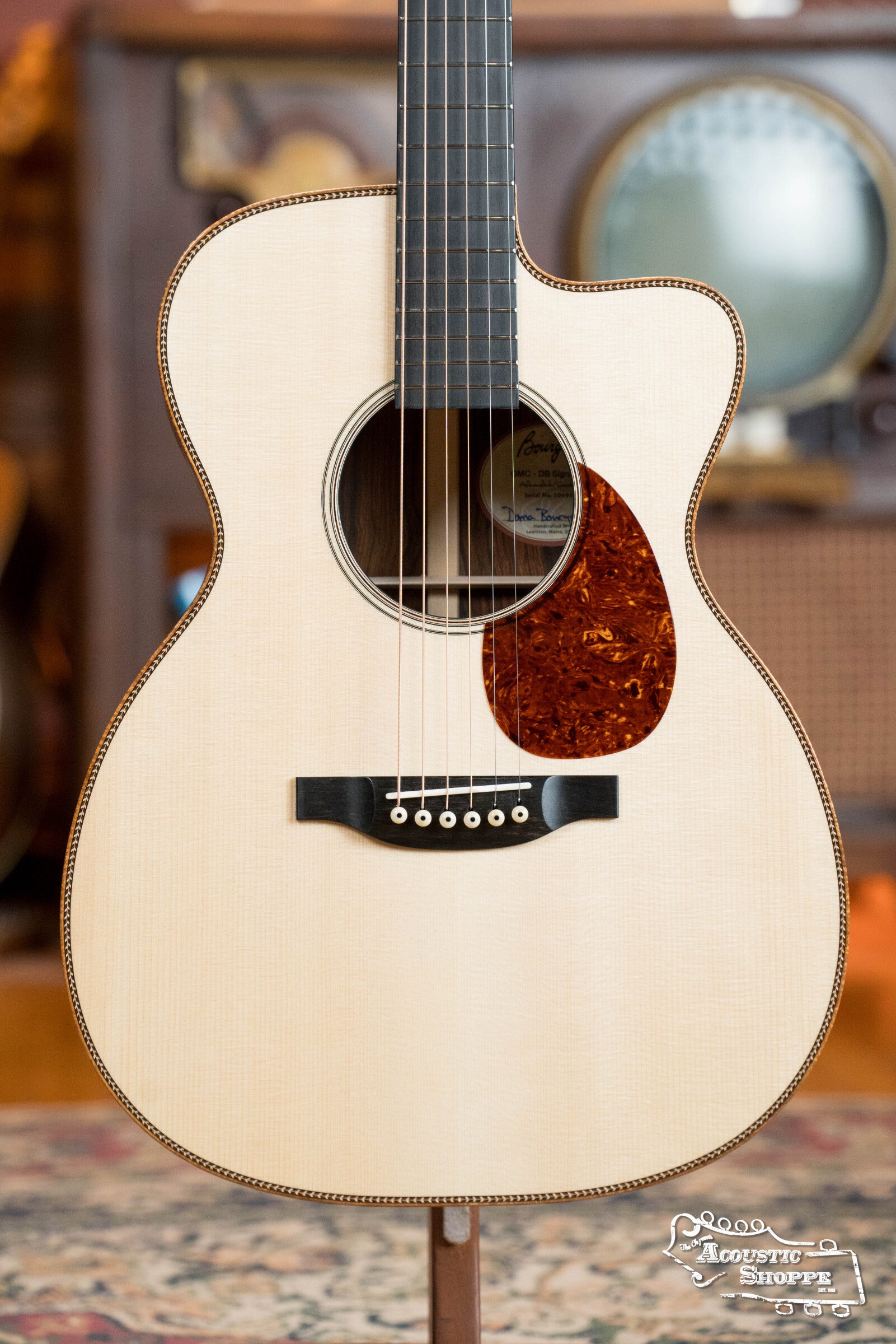 Bourgeois *Custom* Build LSDBS-OM Dana Bourgeois Signature Adirondack/Cocobolo Orchestra Model Cutaway Acoustic Guitar