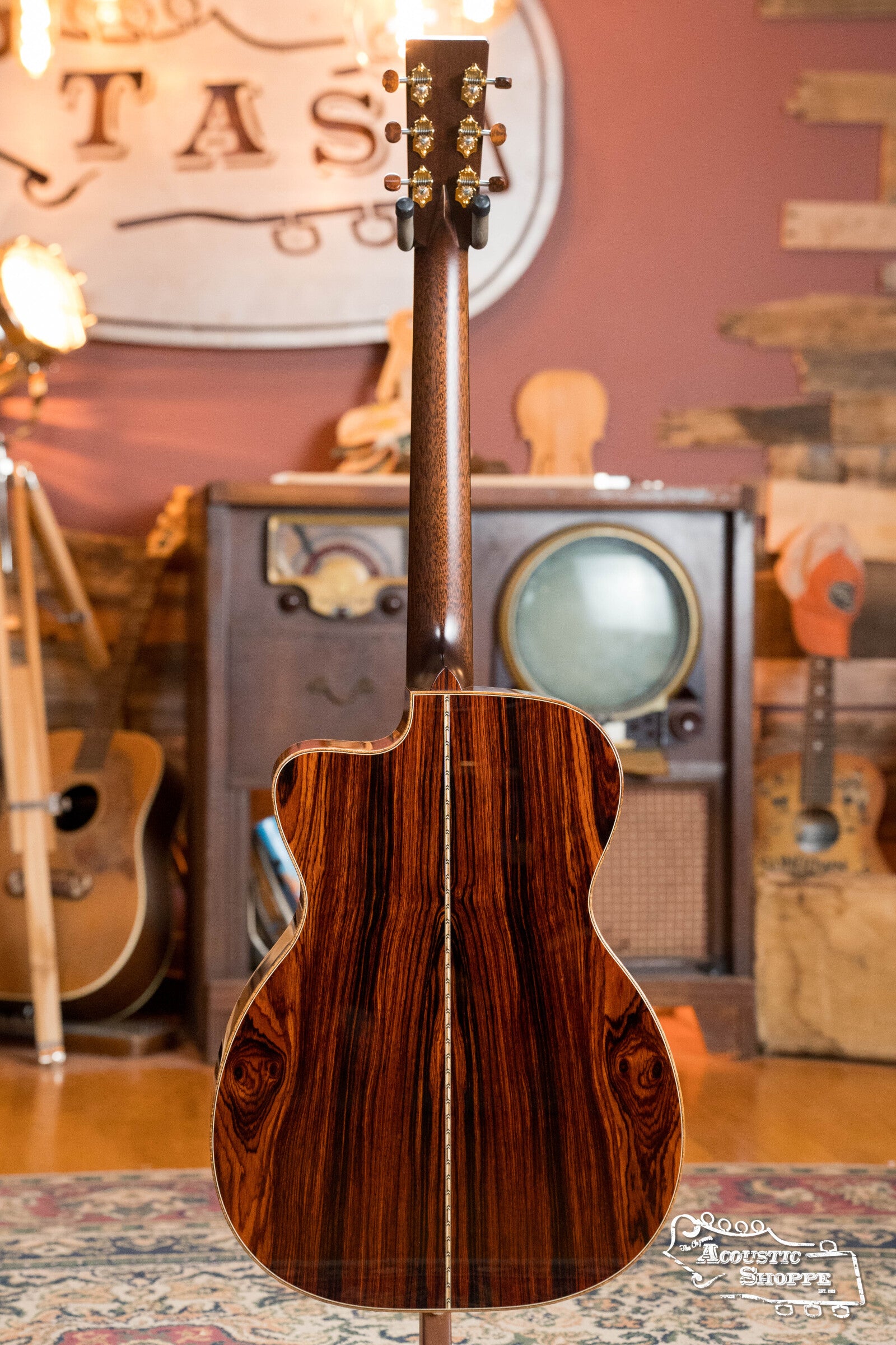 Bourgeois *Custom* Build LSDBS-OM Dana Bourgeois Signature Adirondack/Cocobolo Orchestra Model Cutaway Acoustic Guitar