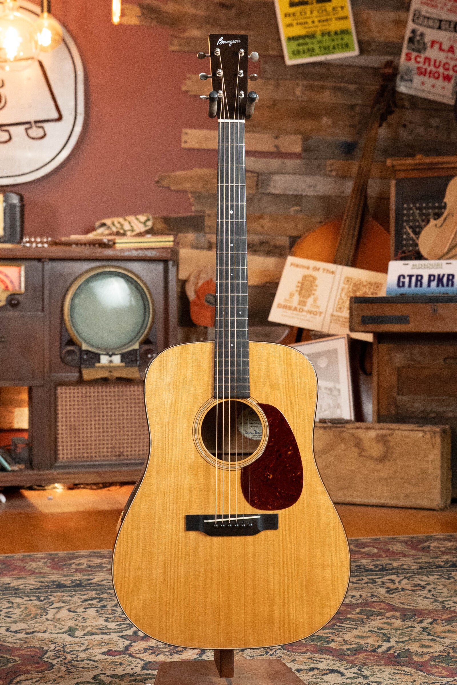Bourgeois HSCB-D Heirloom Series Country Boy Adirondack/Mahogany Dreadnought Acoustic Guitar #1002