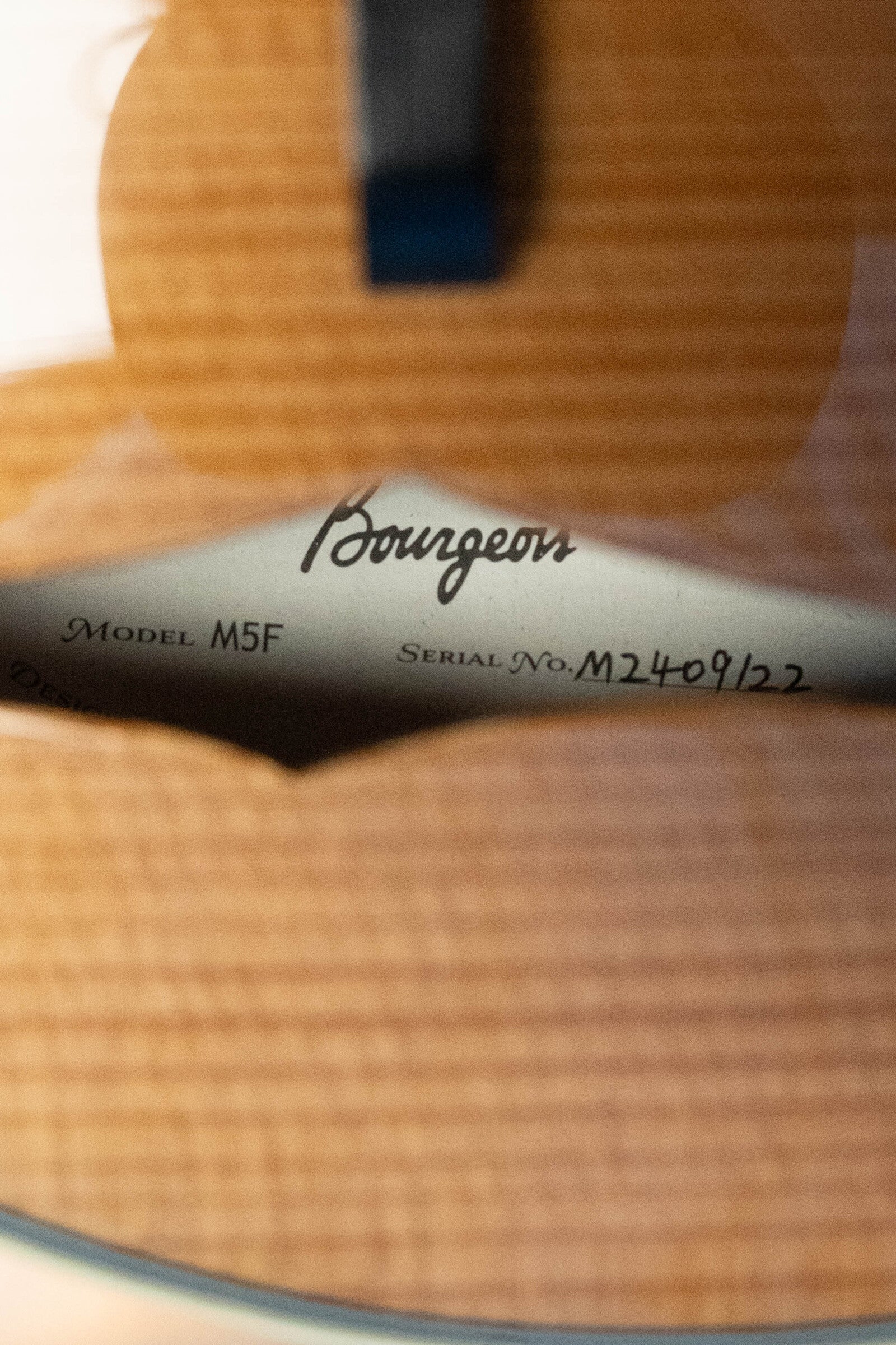 Bourgeois M5-F Aged-Tone Adirondack/Maple F-Style Mandolin #9122