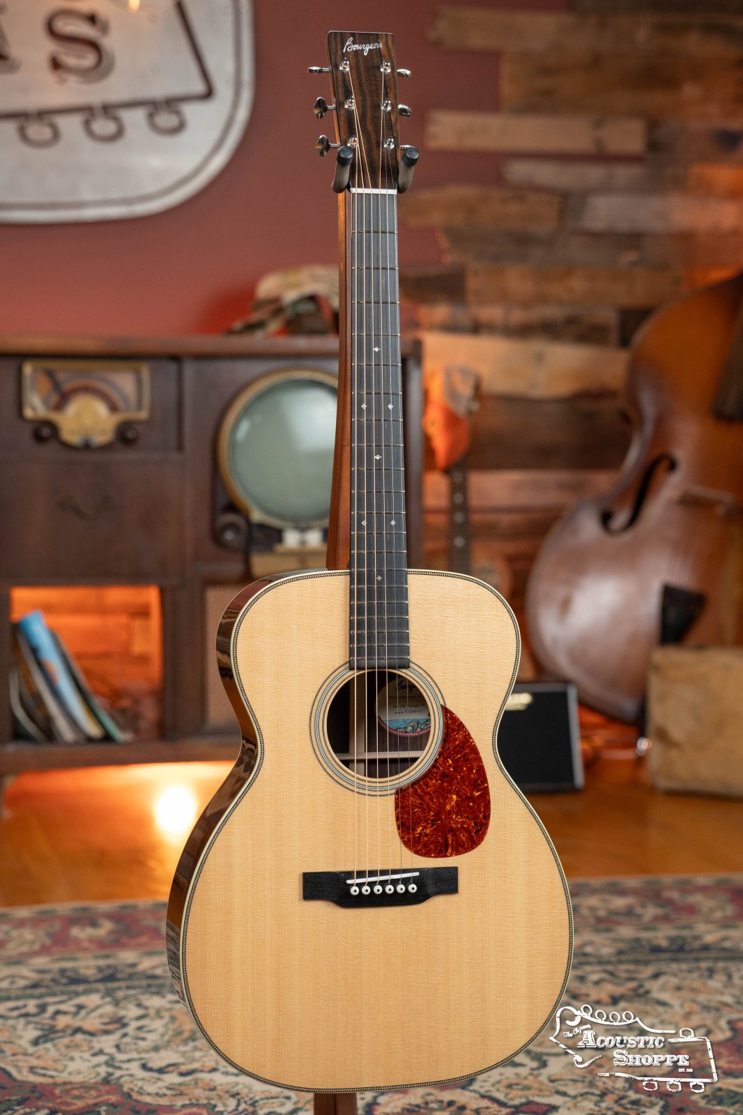 Bourgeois OM Vintage Touchstone Series Sitka/Rosewood Orchestra Model Acoustic Guitar #9121