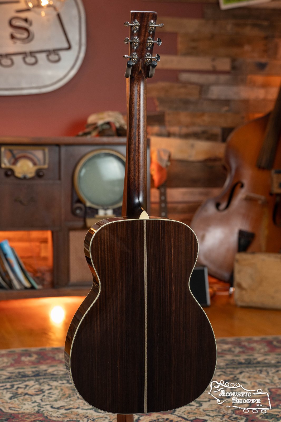 Bourgeois OM Vintage Touchstone Series Sitka/Rosewood Orchestra Model Acoustic Guitar #9121