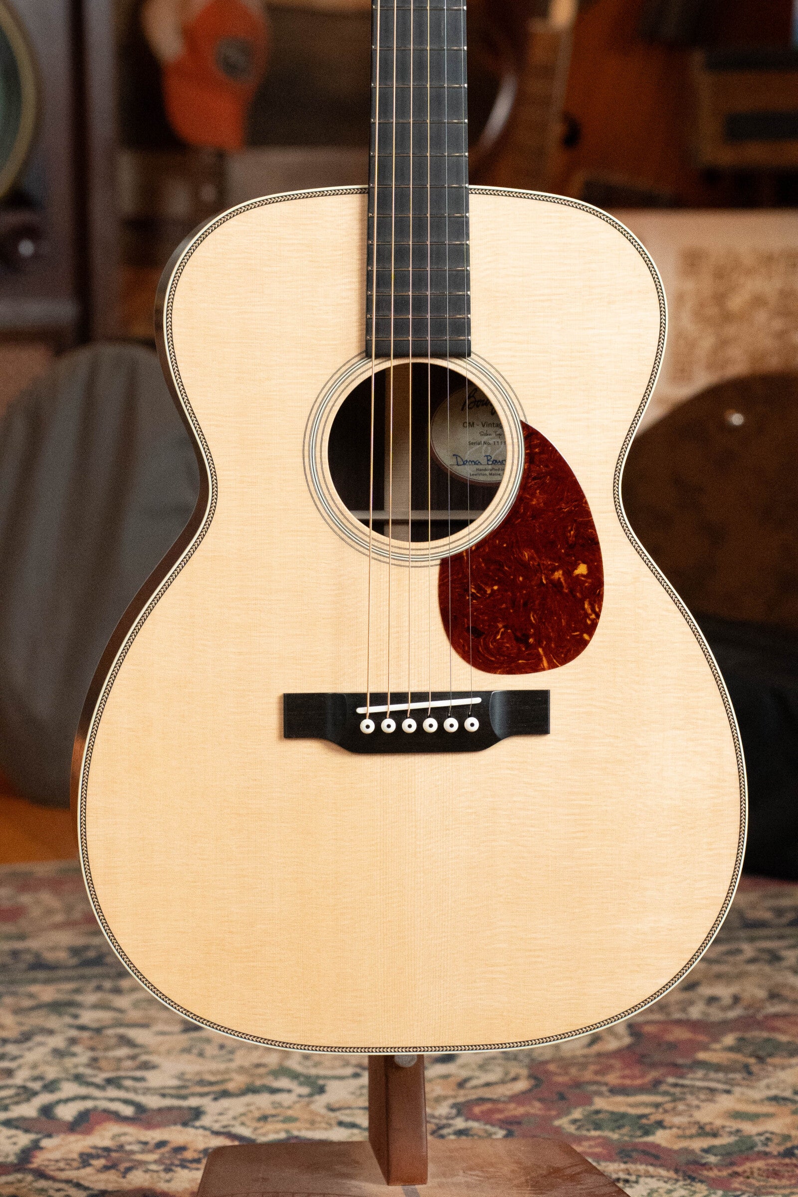 Bourgeois PSV-OM-S Professional Series Sitka/Rosewood Satin OM Vintage Acoustic Guitar #1118