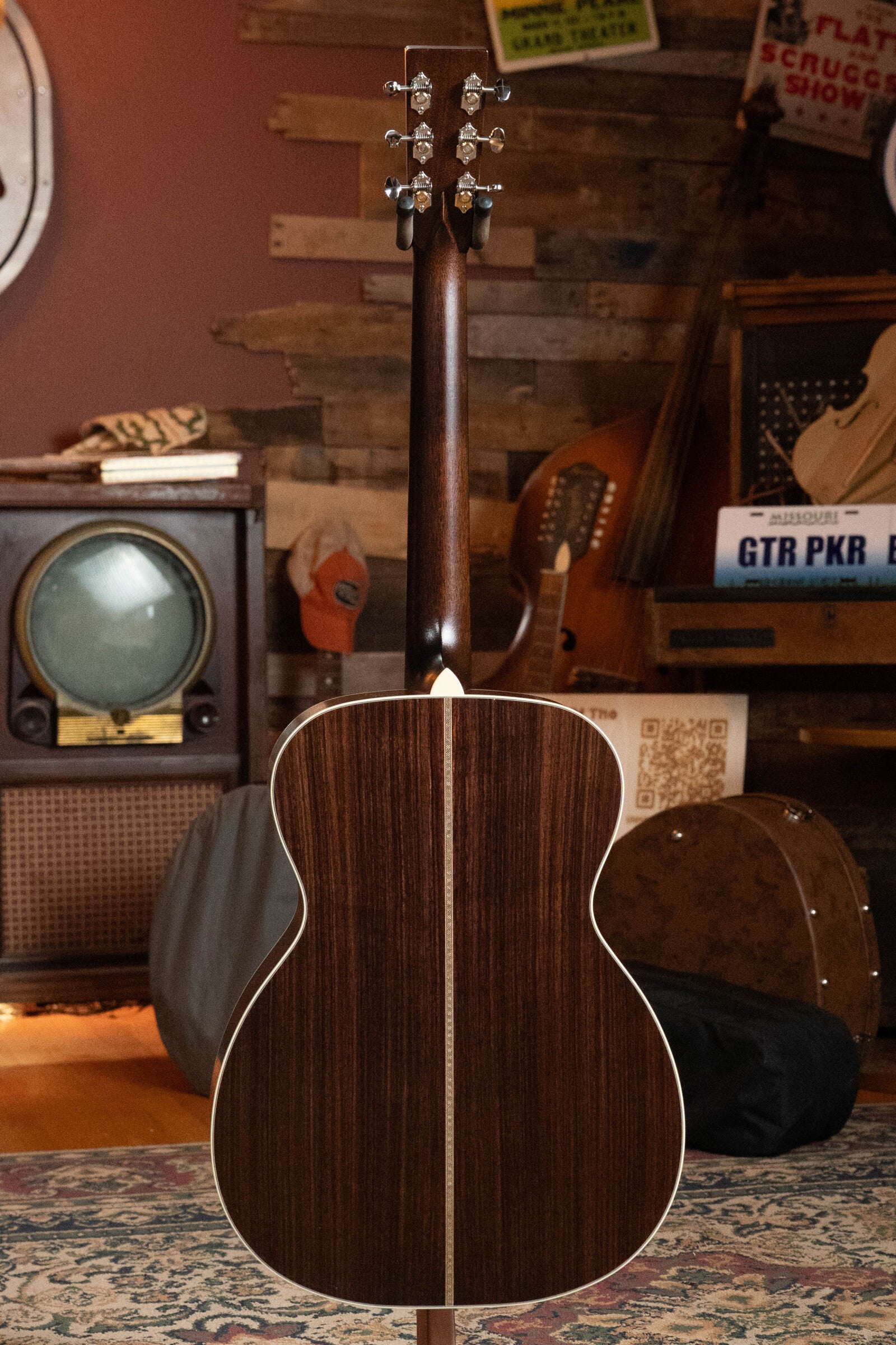 Bourgeois PSV-OM-S Professional Series Sitka/Rosewood Satin OM Vintage Acoustic Guitar #1118