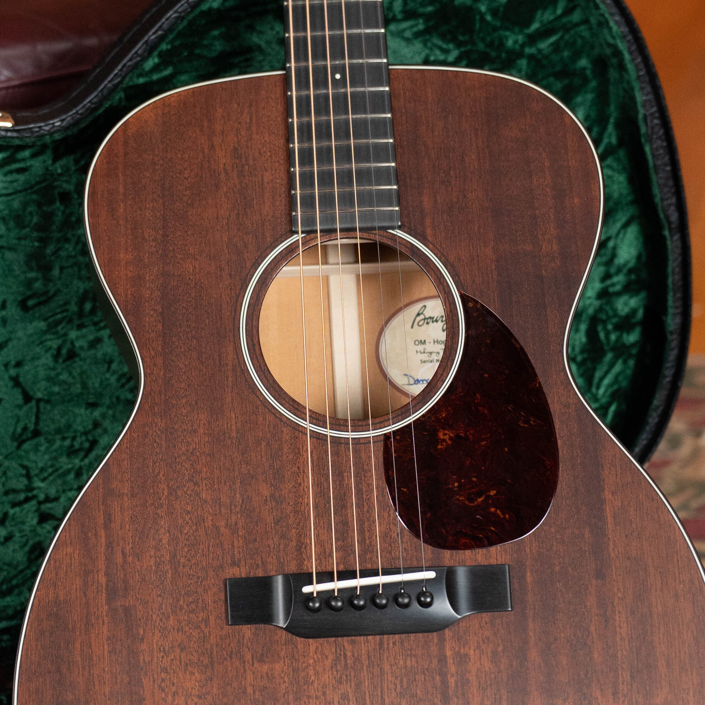 Bourgeois Professional Series Hog Top All Mahogany OM Acoustic Guitar #0988