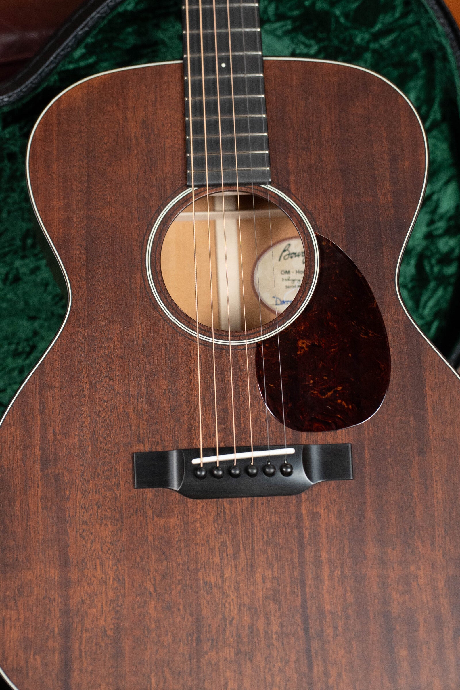 Bourgeois Professional Series Hog Top All Mahogany OM Acoustic Guitar #0988