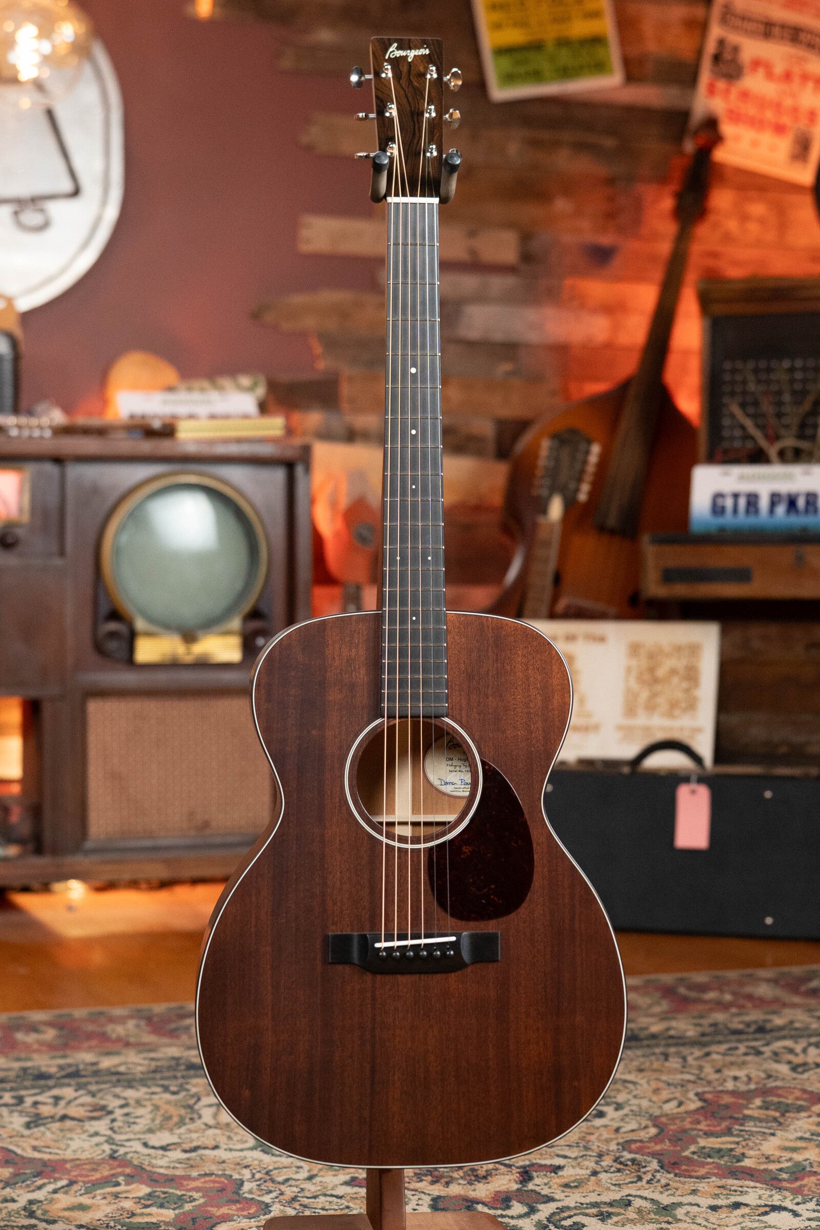 Bourgeois Professional Series Hog Top All Mahogany OM Acoustic Guitar #0988