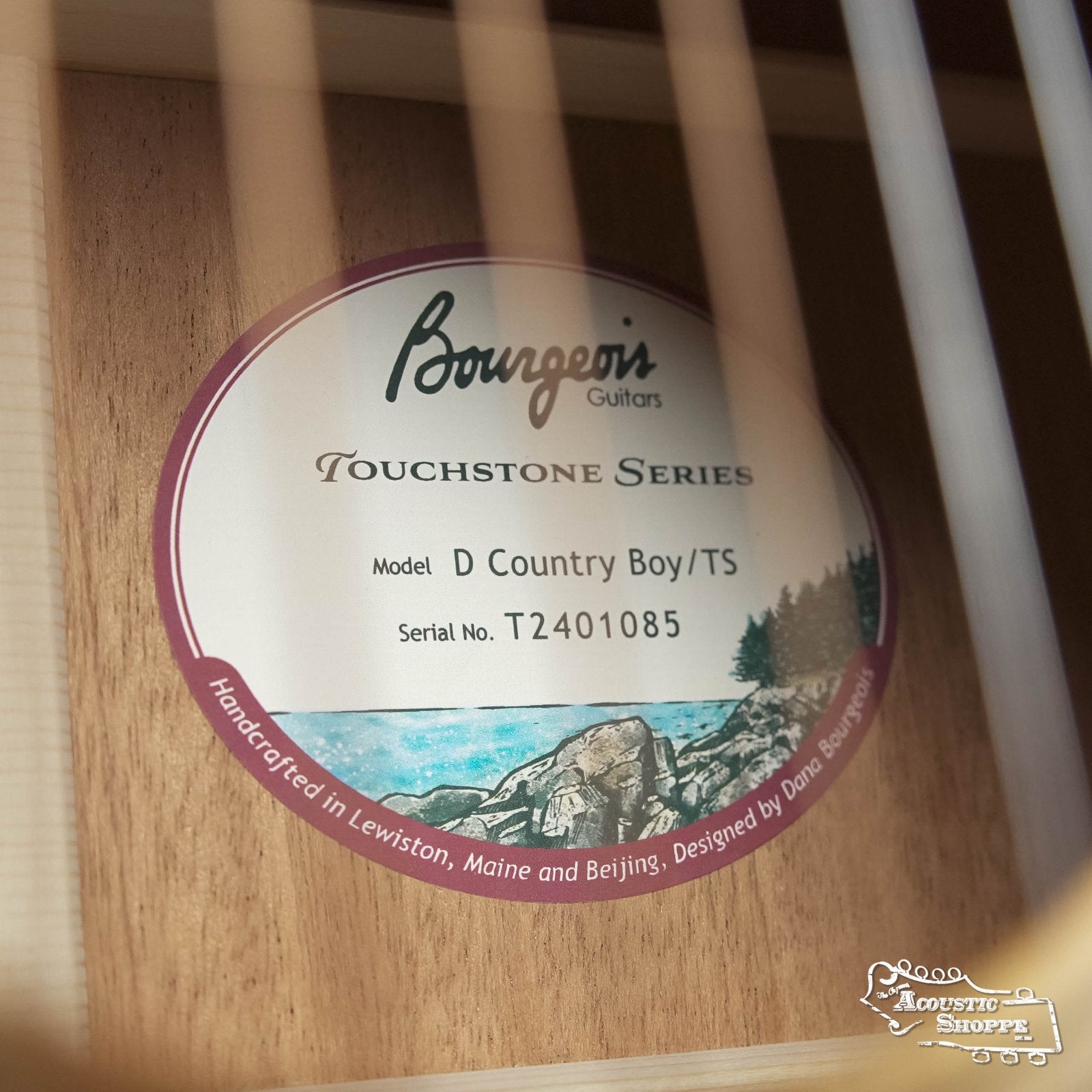 *Dread-Not Certified Floor Model* Bourgeois D Country Boy Touchstone Series Sitka/Mahogany Dreadnought Acoustic Guitar #1085