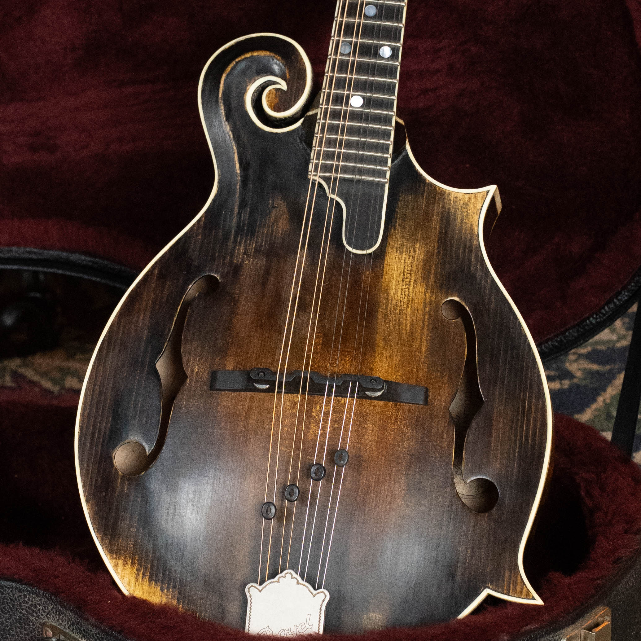 Boyd Adirondack/Maple Distressed Finish F-Style Mandolin #0015