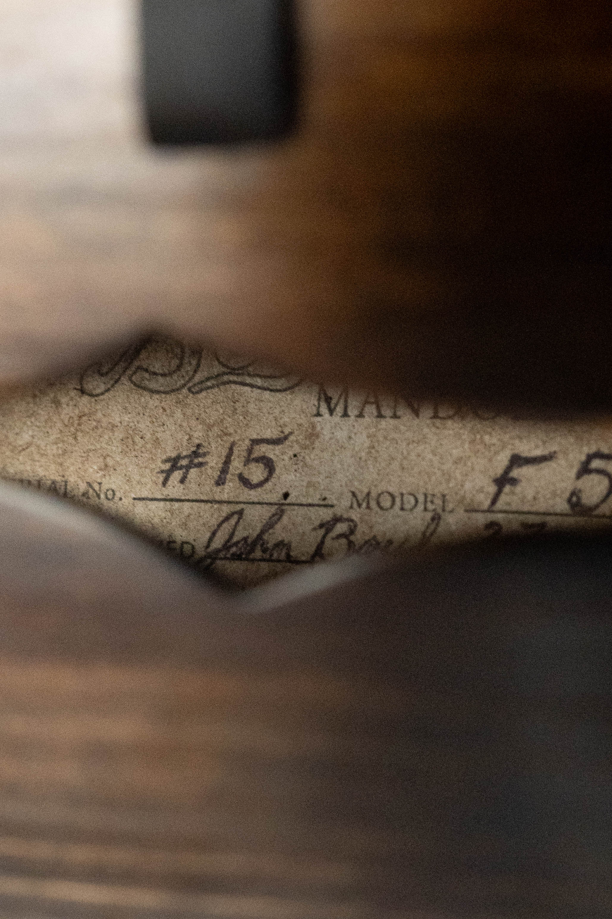 Boyd Adirondack/Maple Distressed Finish F-Style Mandolin #0015