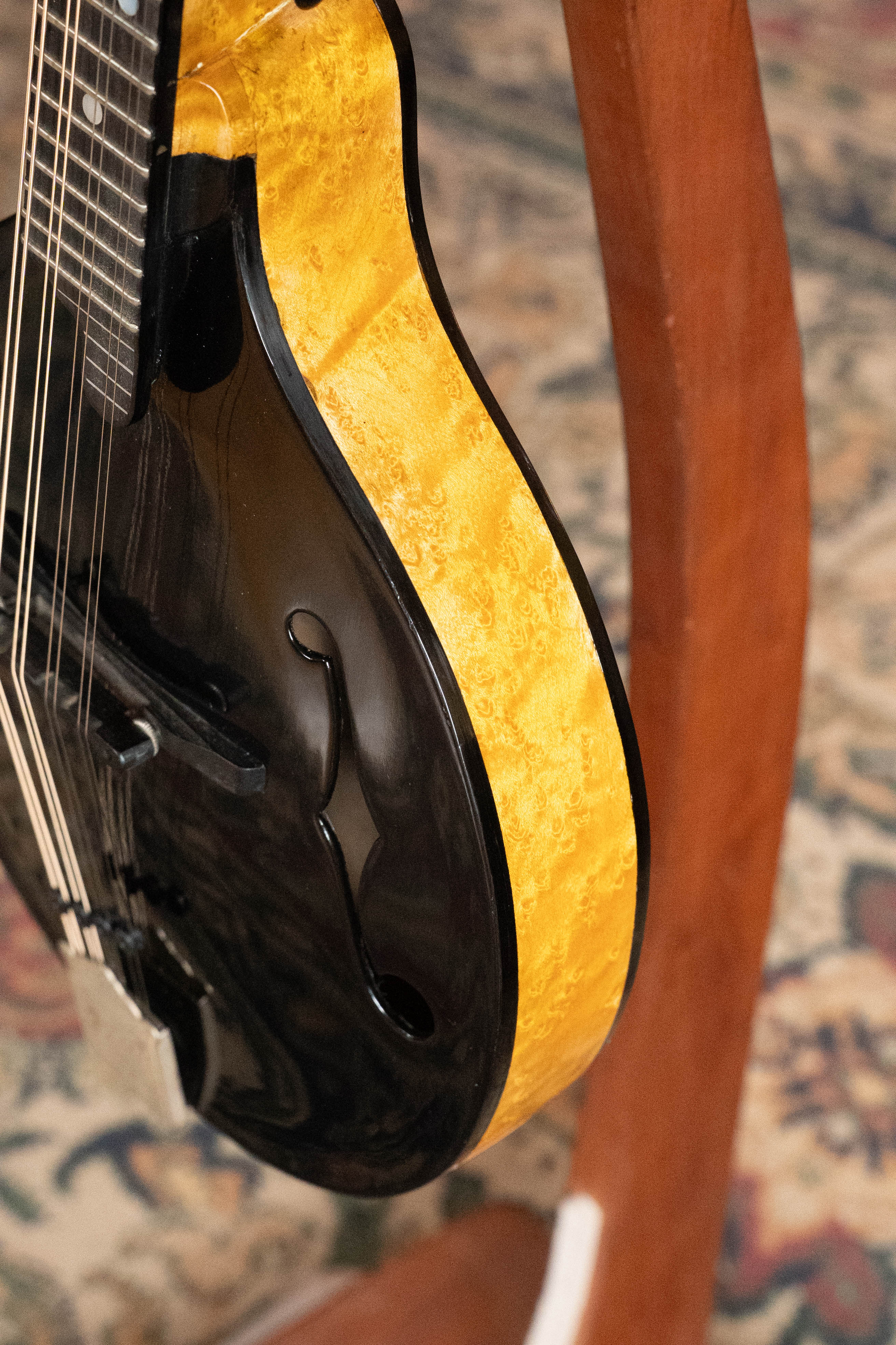 Boyd Blackbird Adirondack/Maple Black Lacquered A-Style Mandolin #0011