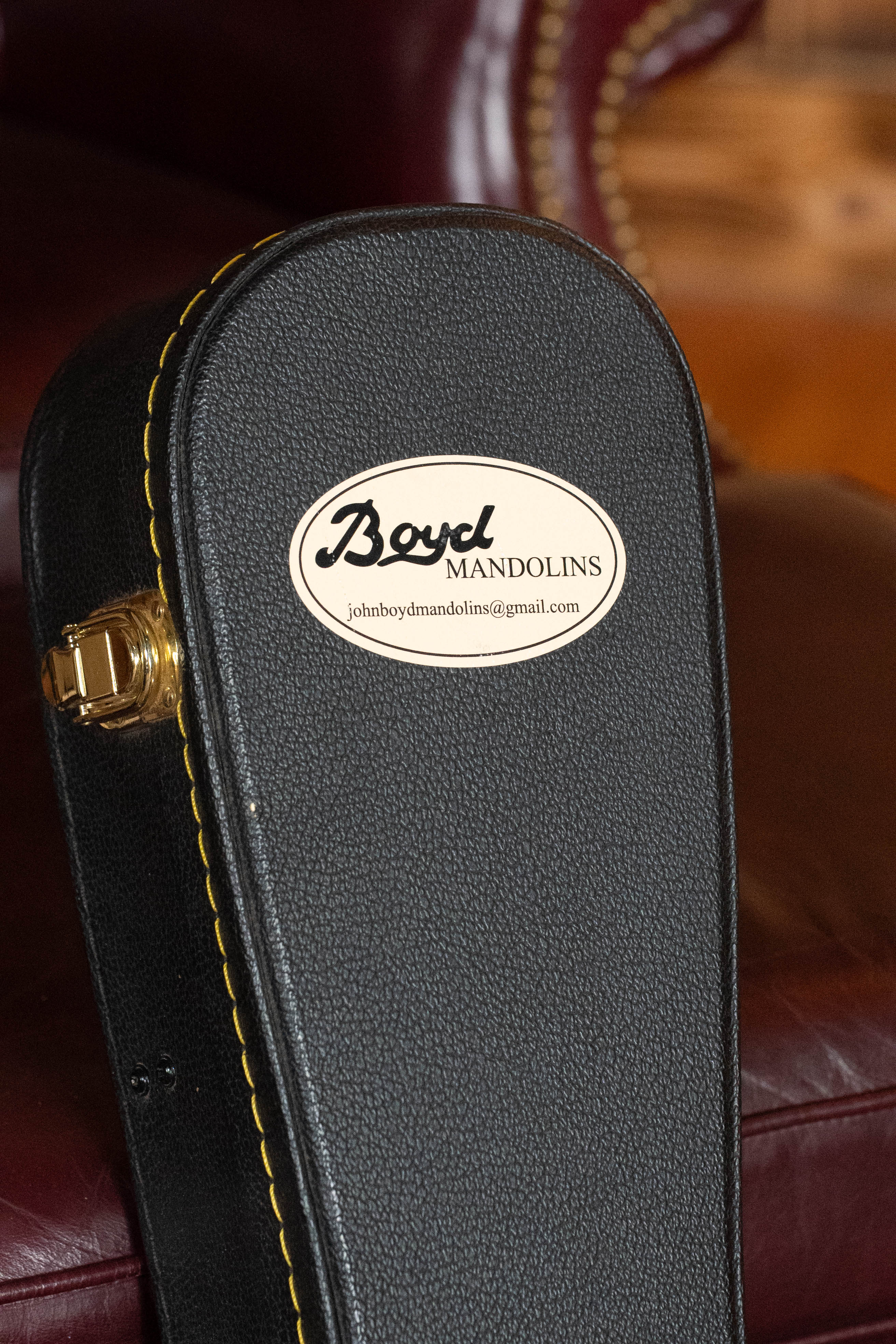 Boyd Blackbird Adirondack/Maple Black Lacquered A-Style Mandolin #0011