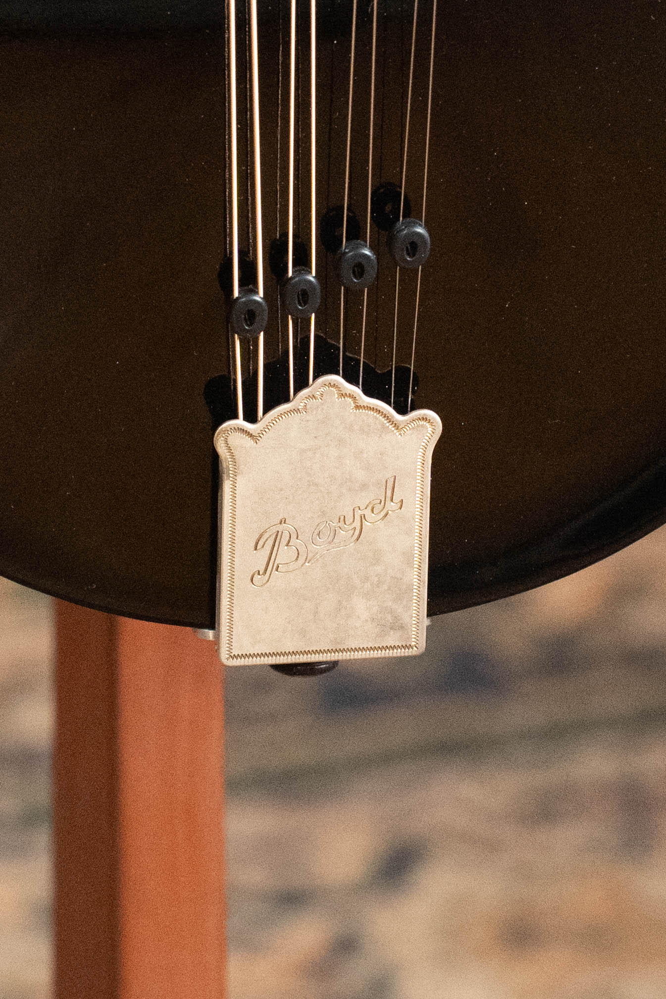 Boyd Blackbird Adirondack/Maple Black Lacquered A-Style Mandolin #0011