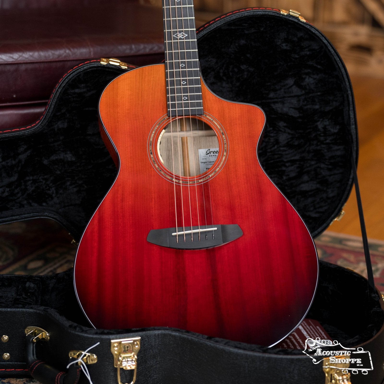 Breedlove Limited Oregon Series All Myrtlewood Thinline Hot Rod Concert CE Guitar w/LR Baggs Pickup #9881