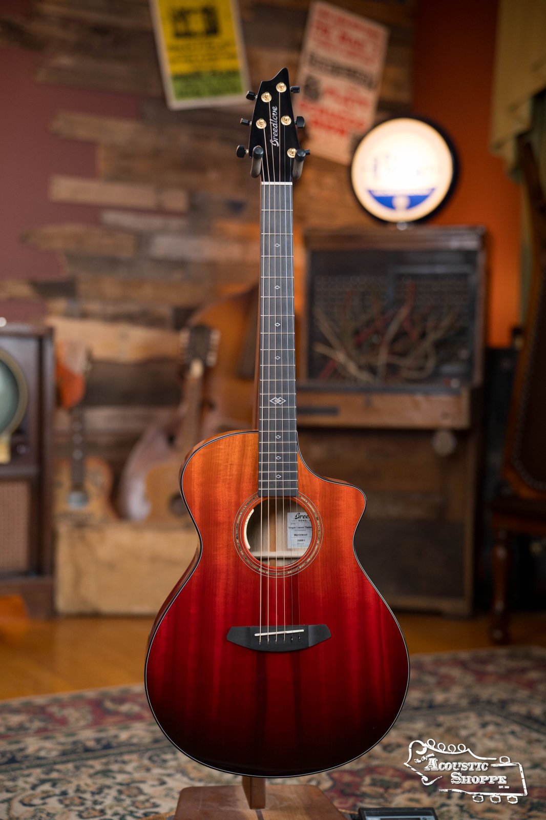 Breedlove Limited Oregon Series All Myrtlewood Thinline Hot Rod Concert CE Guitar w/LR Baggs Pickup #9881