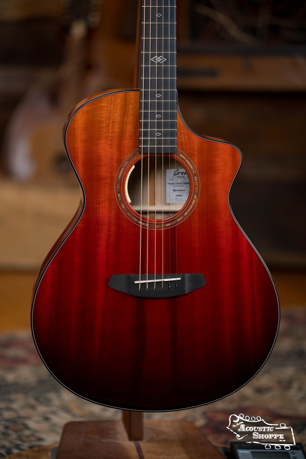 Breedlove Limited Oregon Series All Myrtlewood Thinline Hot Rod Concert CE Guitar w/LR Baggs Pickup #9881