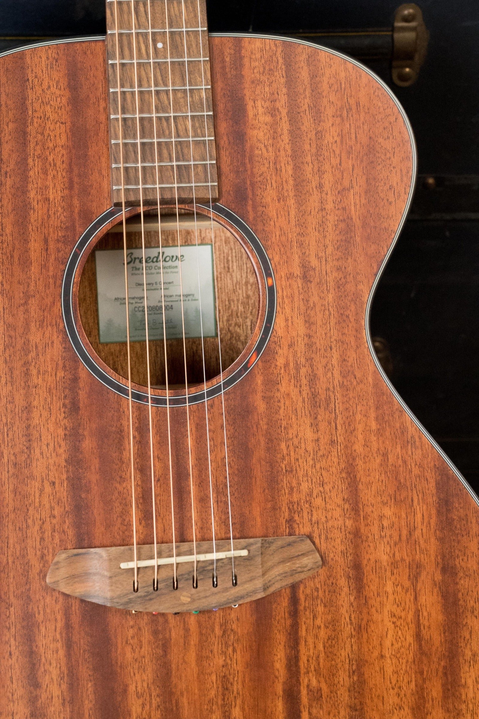Breedlove Discovery Series All African Mahogany Concert Acoustic Guitar #8004