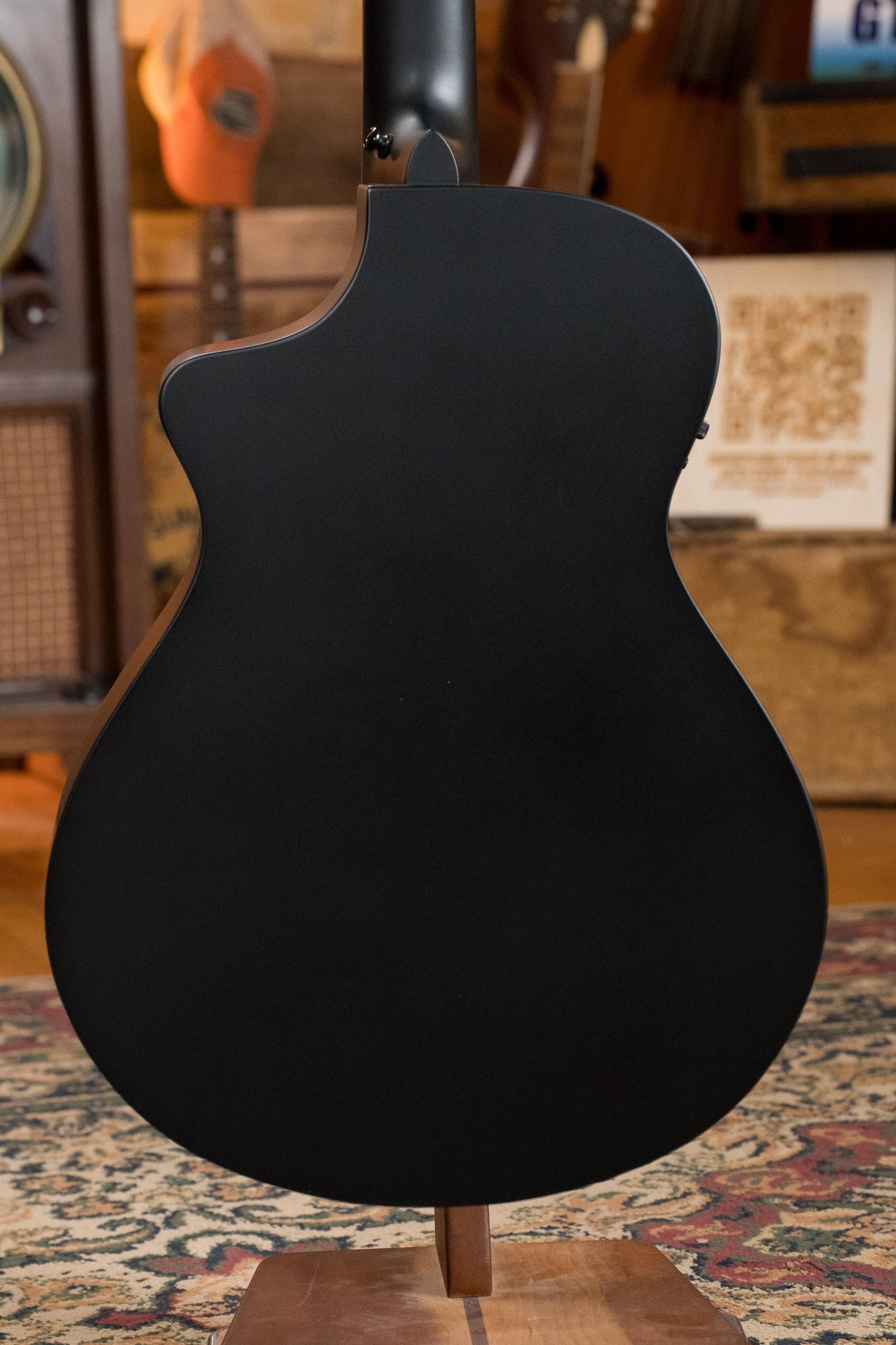 Breedlove Discovery Series Spruce/Mahogany 12 String Satin Black Double Course Concert Guitar w/Electronics #6094