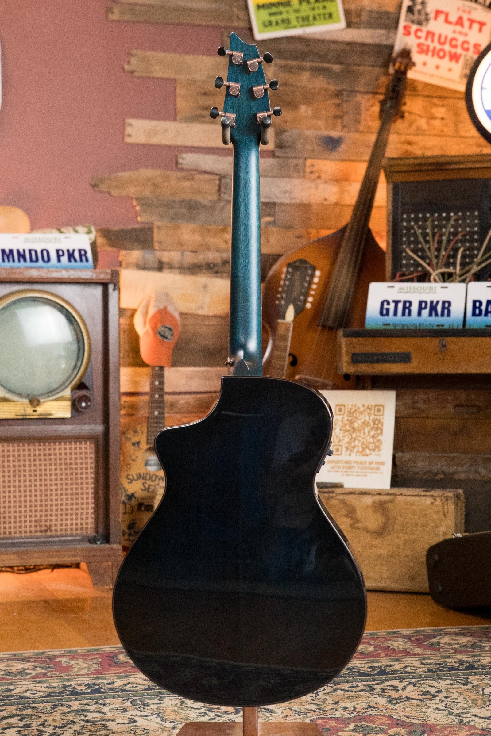 Breedlove Rainforest S All Mahogany Cutaway Concert Papillon Guitar w/Electronics #4541