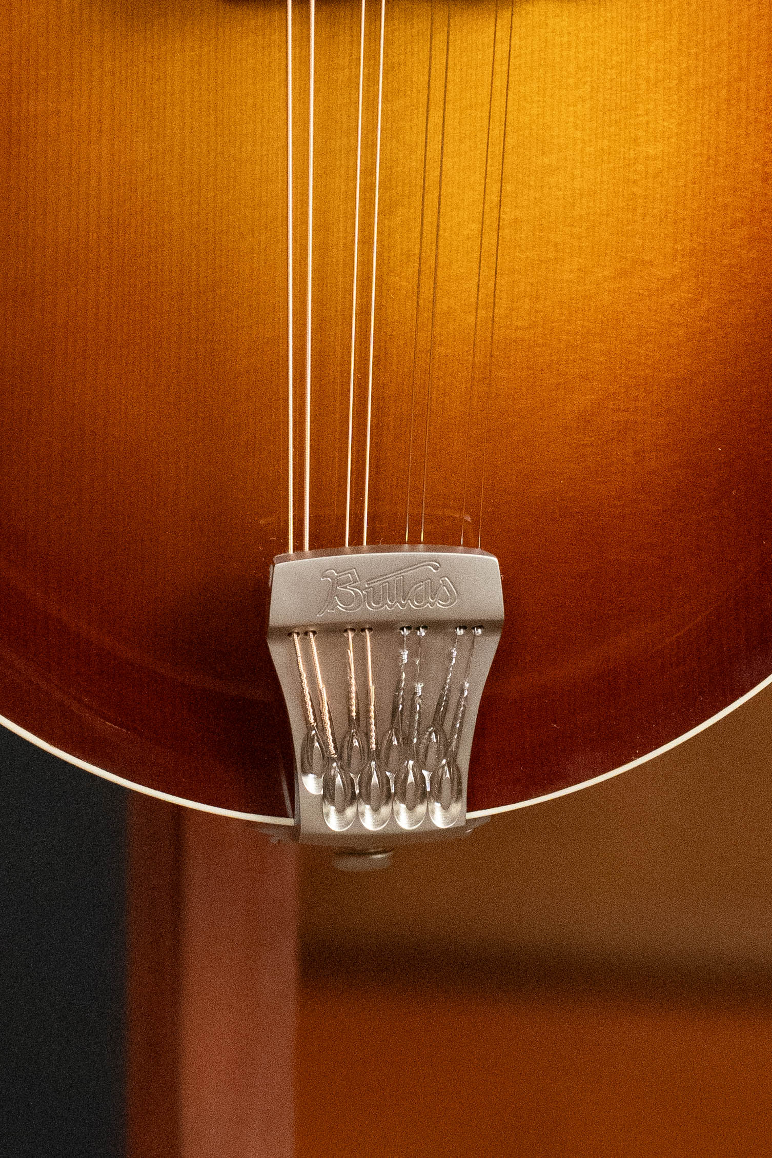 Bulas Carpathian Spruce/Curly Maple Gloss Tobacco Sunburst F-Style Mandolin #6116