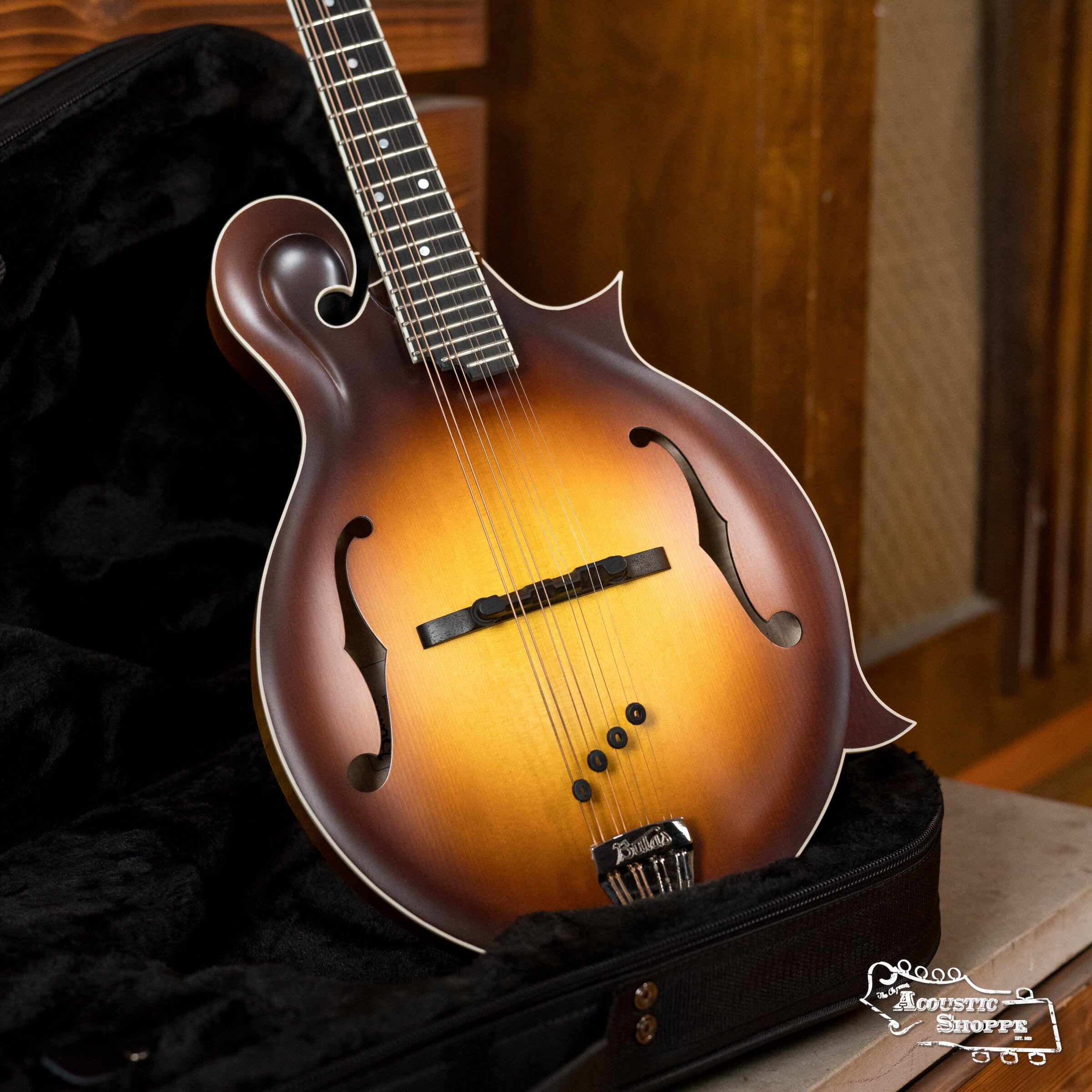Bulas Carpathian Spruce/Curly Maple Tobacco Sunburst F-Style Mandolin #0793