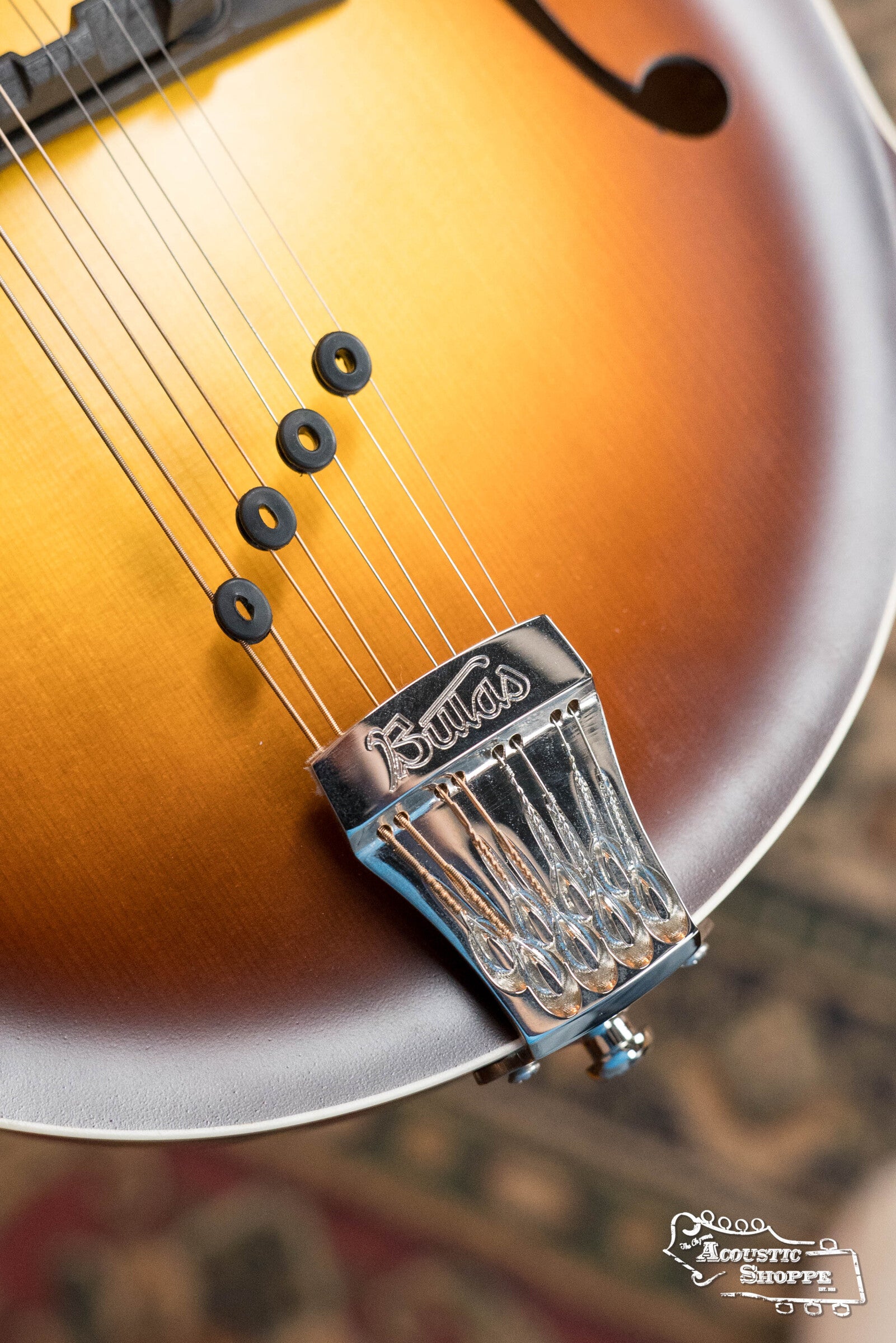 Bulas Carpathian Spruce/Curly Maple Tobacco Sunburst F-Style Mandolin #0793