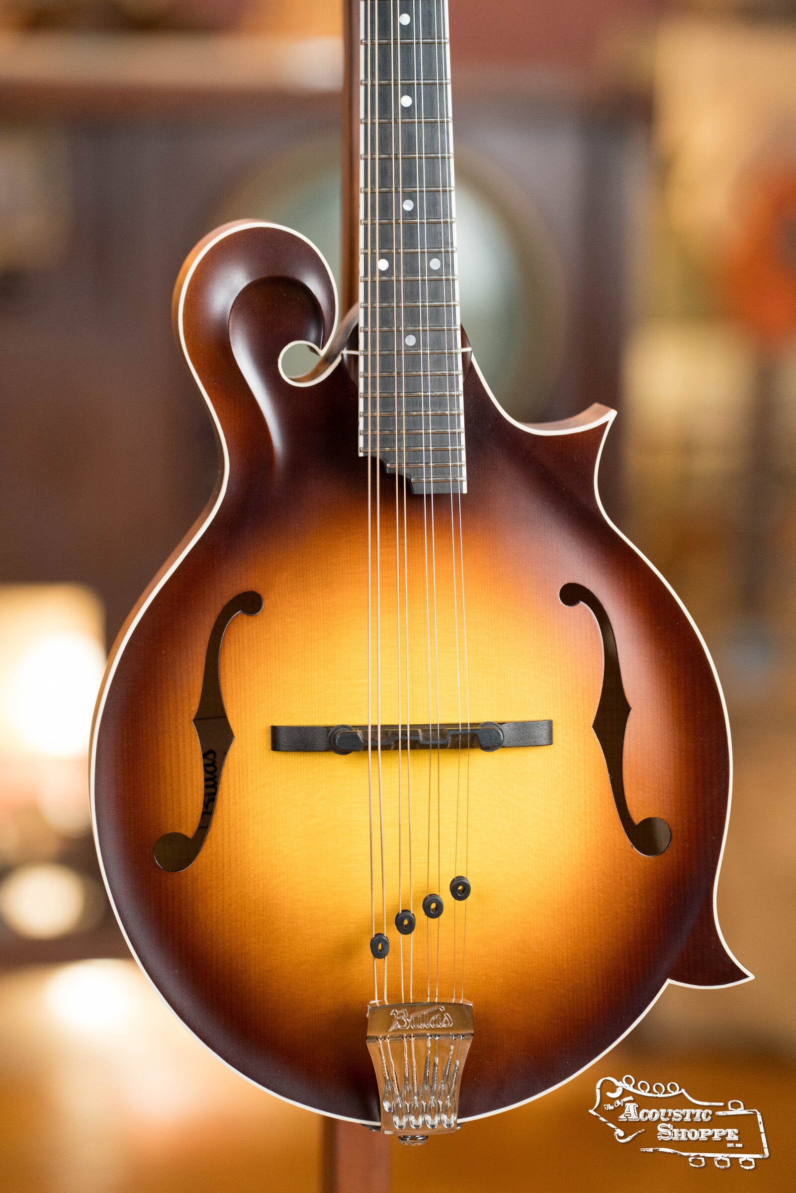 Bulas Carpathian Spruce/Curly Maple Tobacco Sunburst F-Style Mandolin #0793