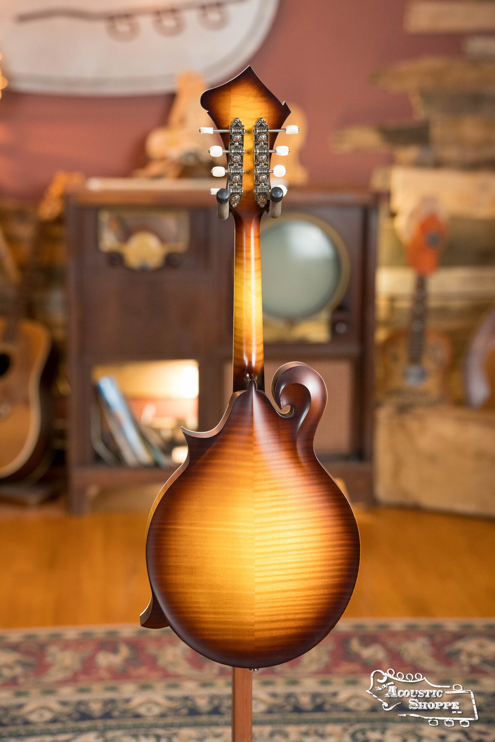 Bulas Carpathian Spruce/Curly Maple Tobacco Sunburst F-Style Mandolin #0793