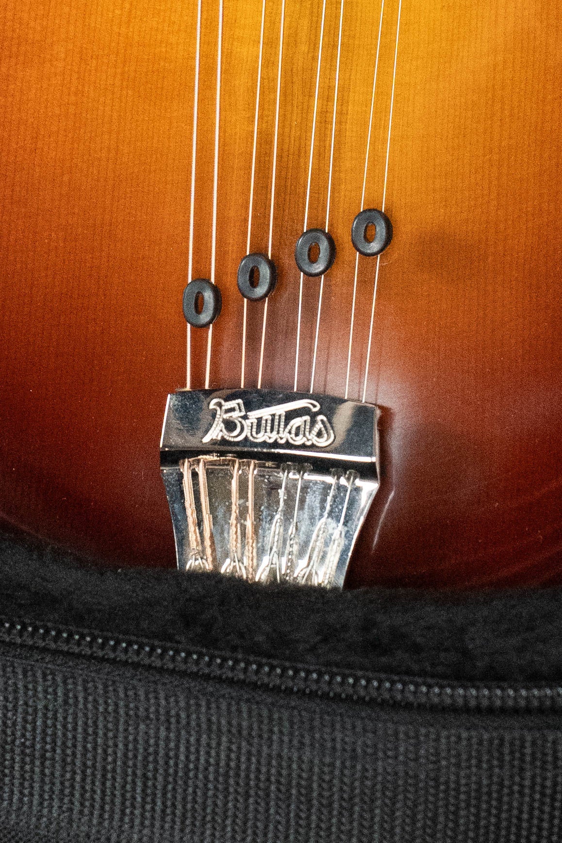 Bulas Standard Carpathian Spruce/Curly Maple Tobacco Gloss Sunburst F-Style Mandolin #5112