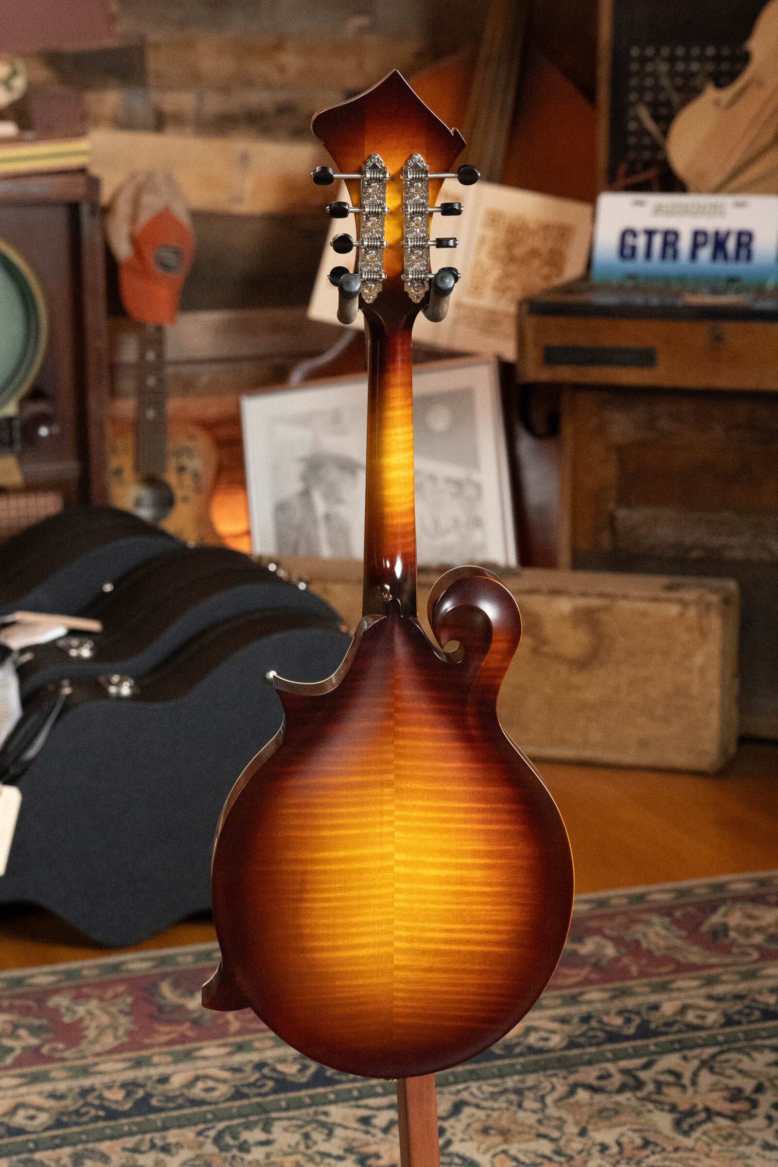 Bulas Standard Carpathian Spruce/Curly Maple Tobacco Gloss Sunburst F-Style Mandolin #5112