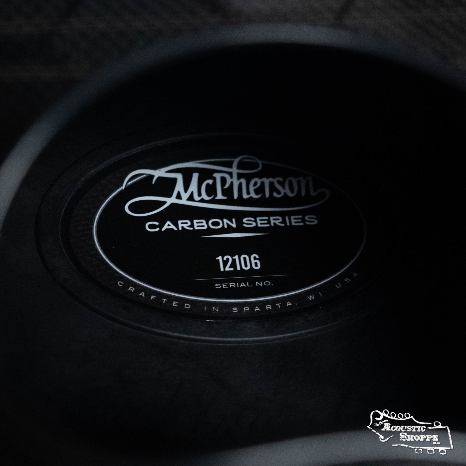 McPherson Carbon Fiber Touring Series Blackout Honeycomb Guitar w/L.R. Baggs Element Pickup #2106