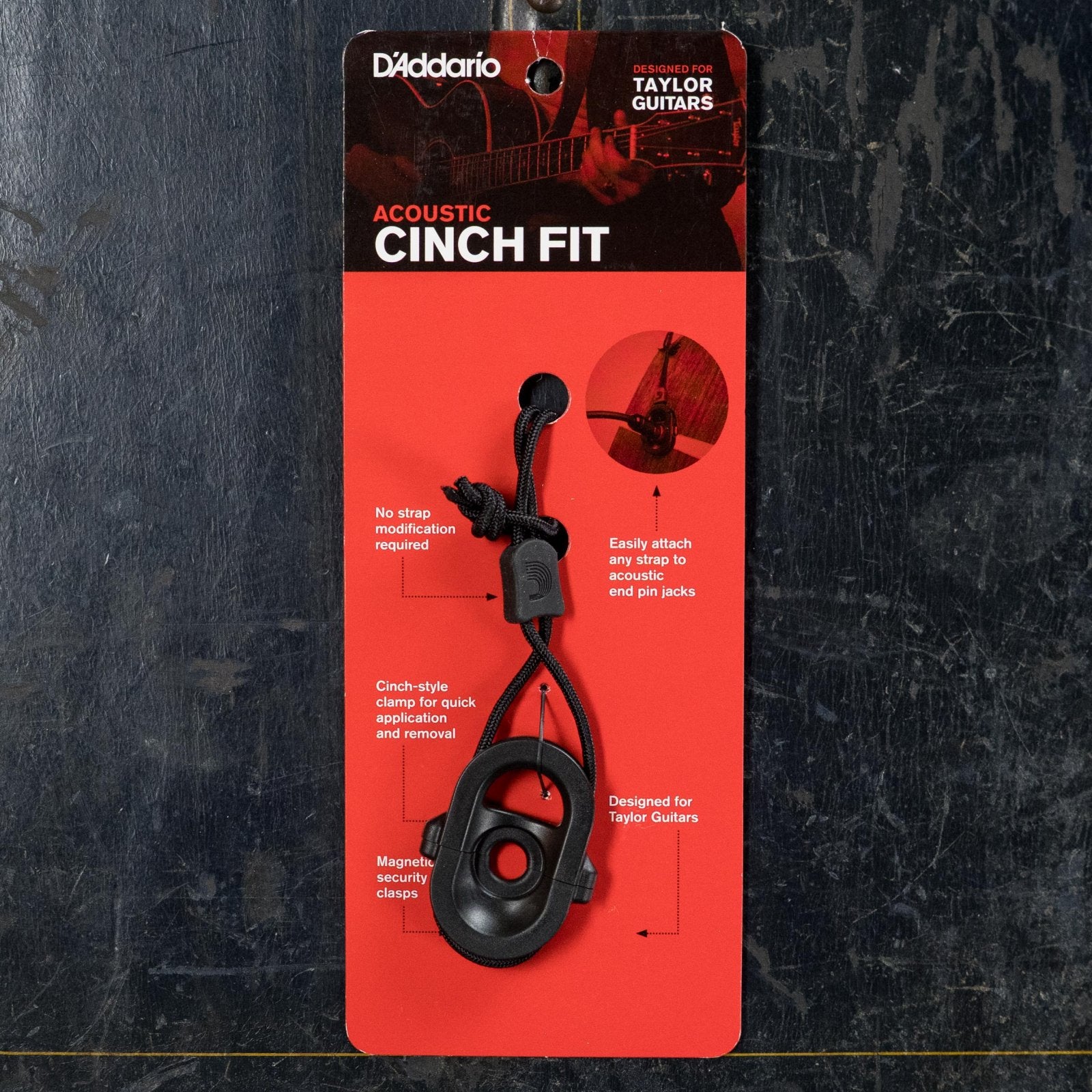 D'Addario PW-AJL-02 CinchFit: Acoustic Jack Lock