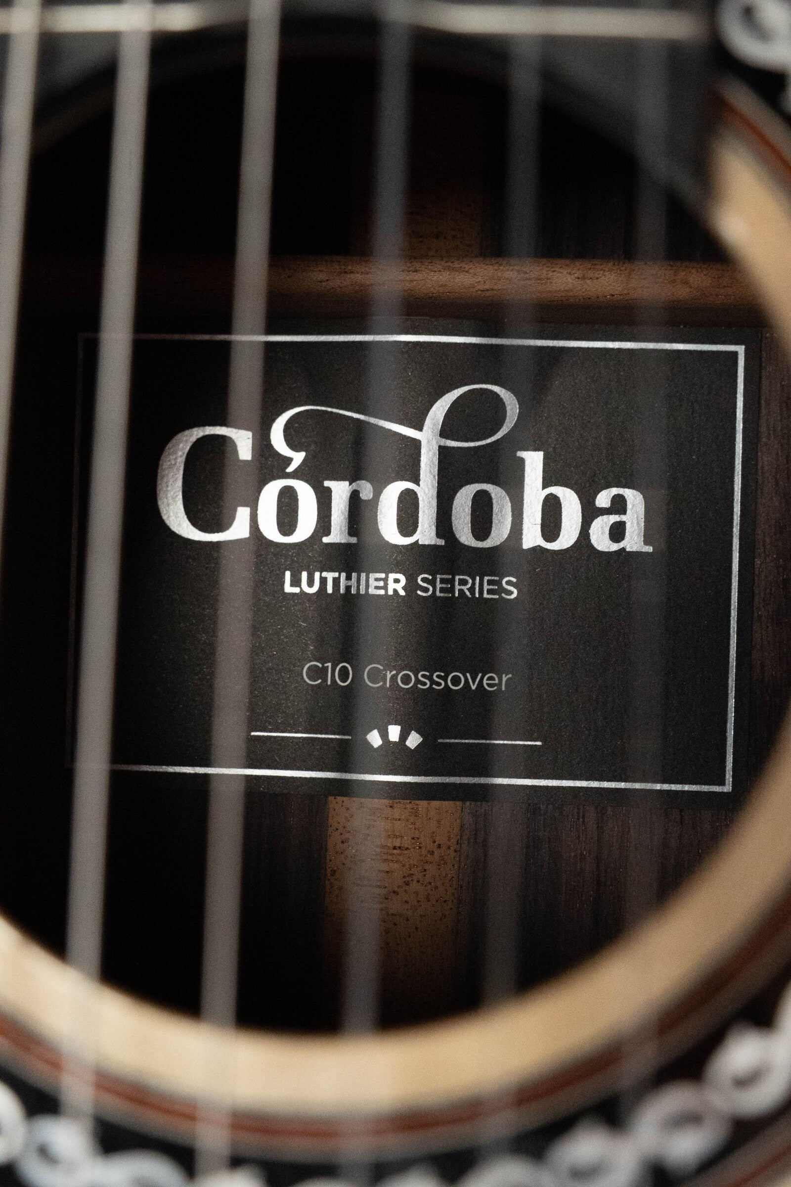 Cordoba C10 Crossover Spruce/Rosewood Nylon String Acoustic Guitar #4136