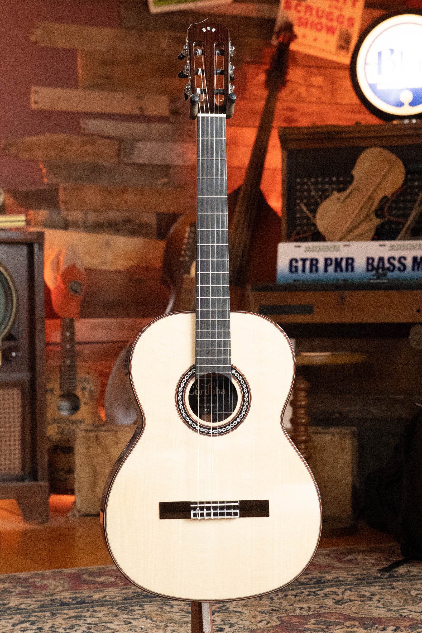 Cordoba C10 Crossover Spruce/Rosewood Nylon String Acoustic Guitar #4136