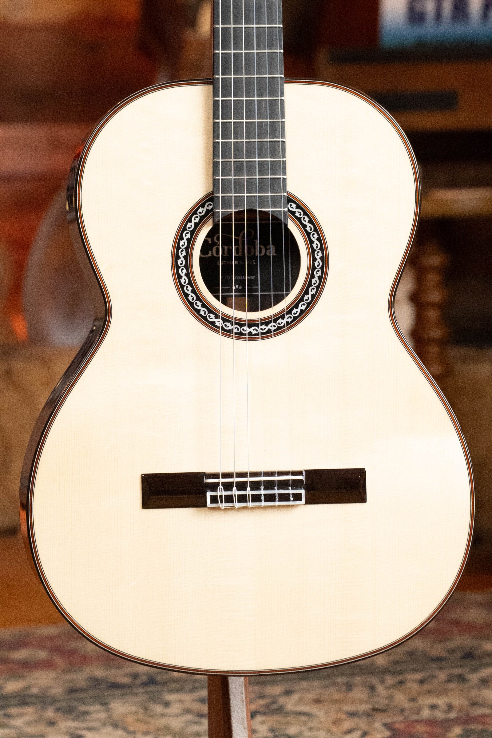 Cordoba C10 Crossover Spruce/Rosewood Nylon String Acoustic Guitar #4136
