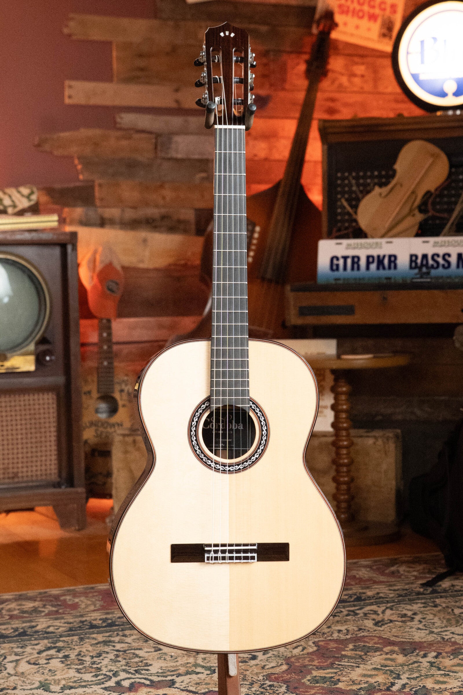 Cordoba C10 Crossover Spruce/Rosewood Nylon String Acoustic Guitar #4147