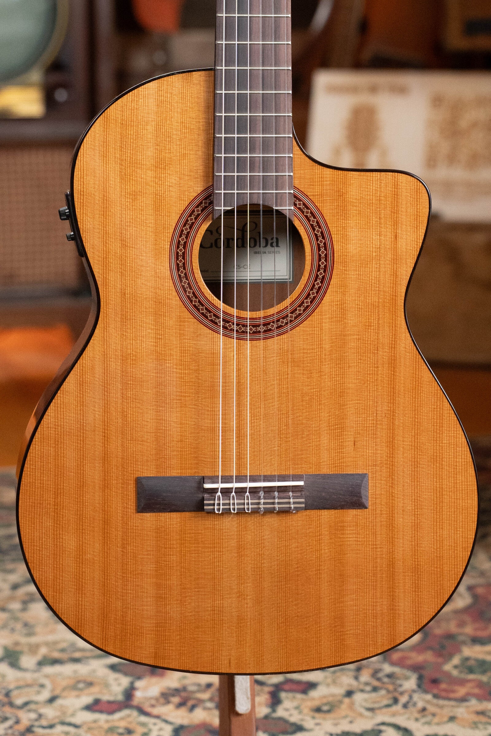 Cordoba C5-CE Red Cedar/Mahogany Nylon String Guitar w/Fishman Pickup #4015
