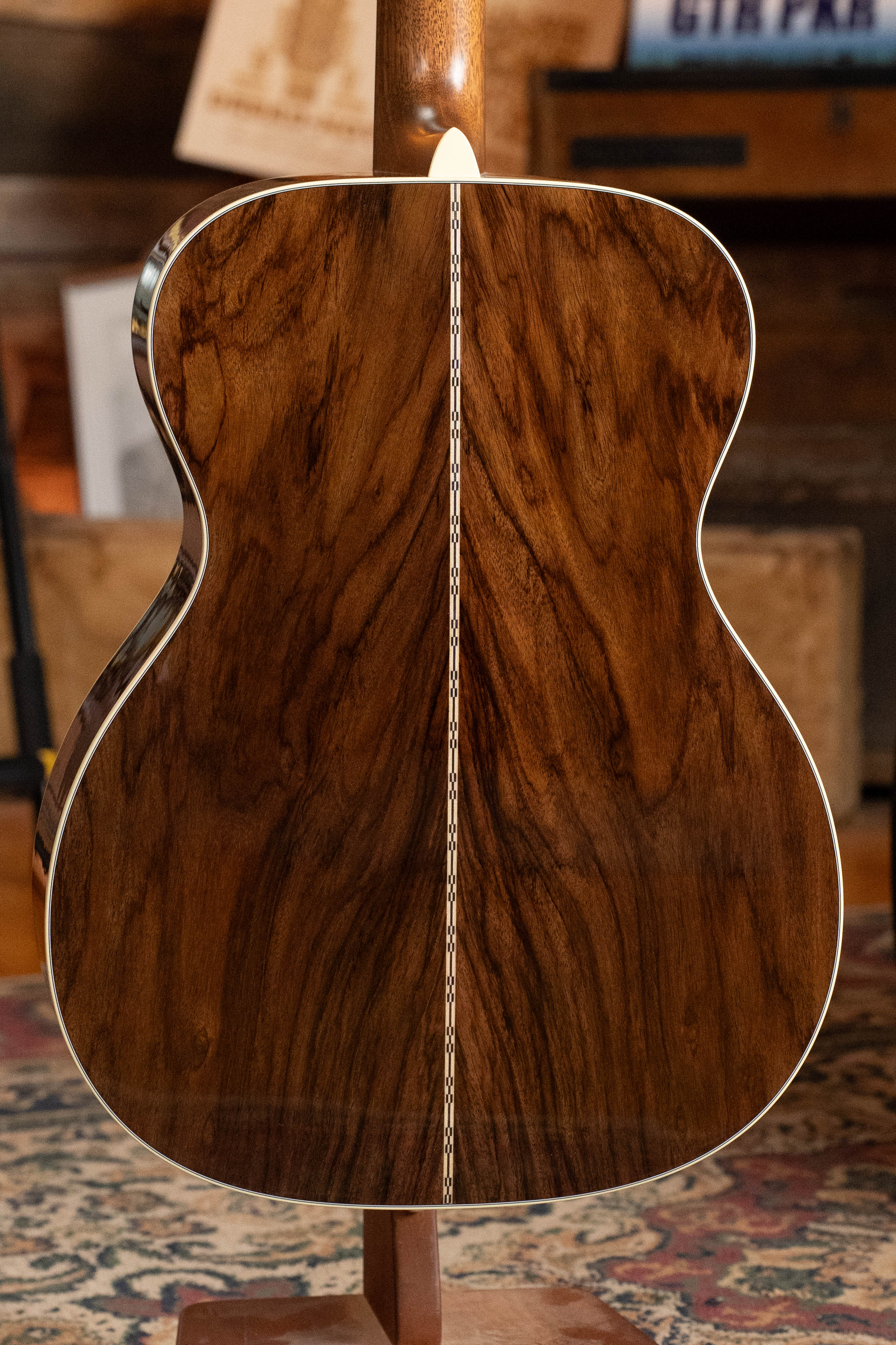 Martin Custom Shop OOO-28 Style "Wild Grain" East Indian Rosewood Spruce/Indian Rosewood Custom "OOO/OM" Auditorium Acoustic Guitar #6894