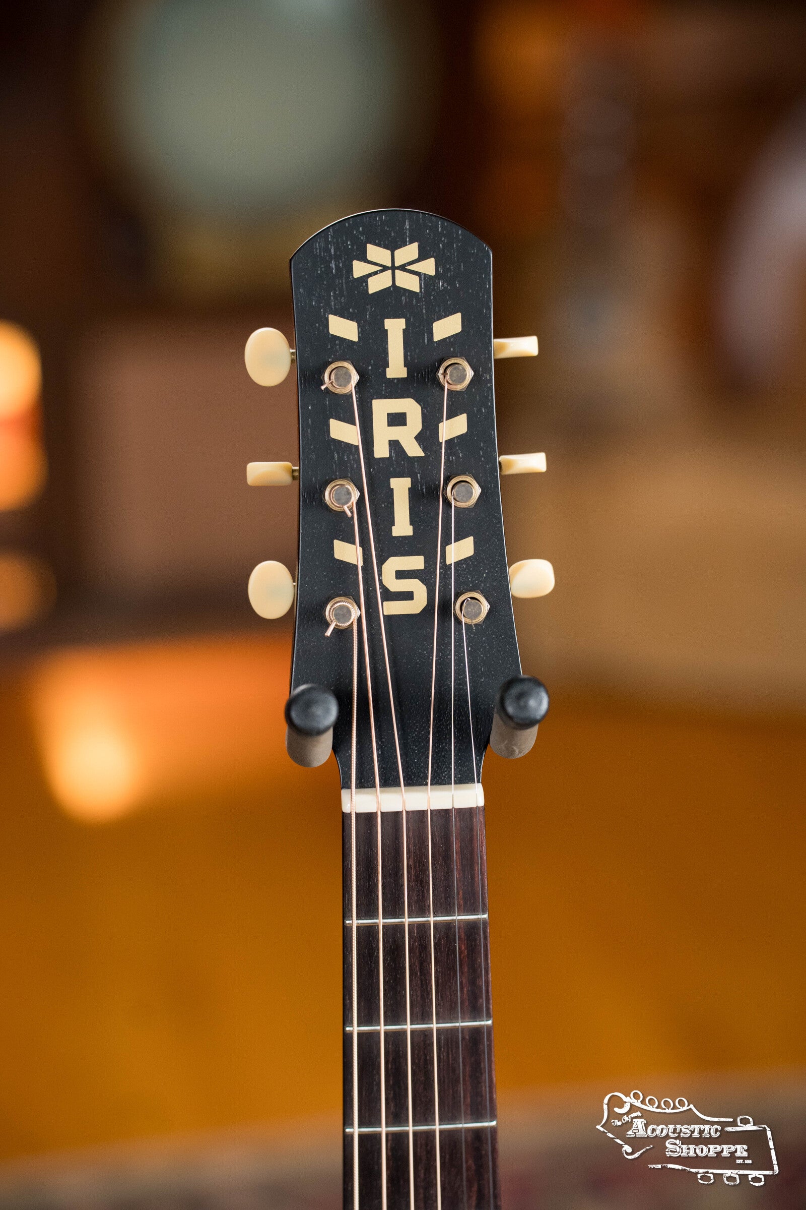 IRIS DF *Custom* Adirondack/Brazilian Burst Slope Shoulder Dreadnought Acoustic Guitar #1045