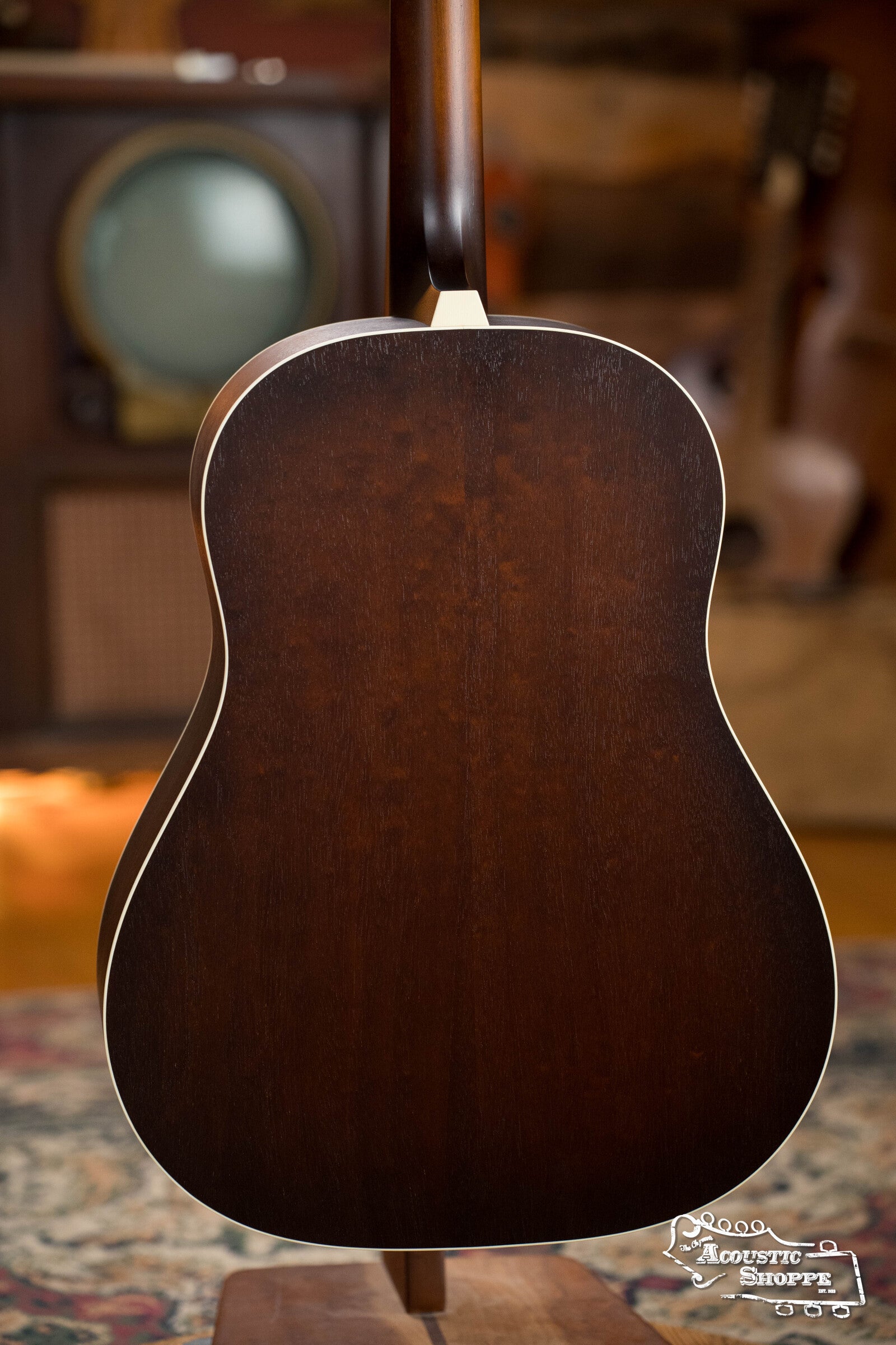 IRIS DF *Custom* Guild Sitka/Old Mahogany Burst Slope Shoulder Dreadnought Guitar #1044