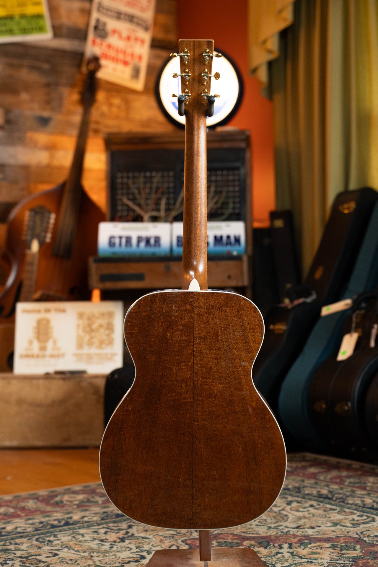 Martin Custom Shop OOO-17 Style All Flamed Mahogany 14th Fret Acoustic Guitar #6198