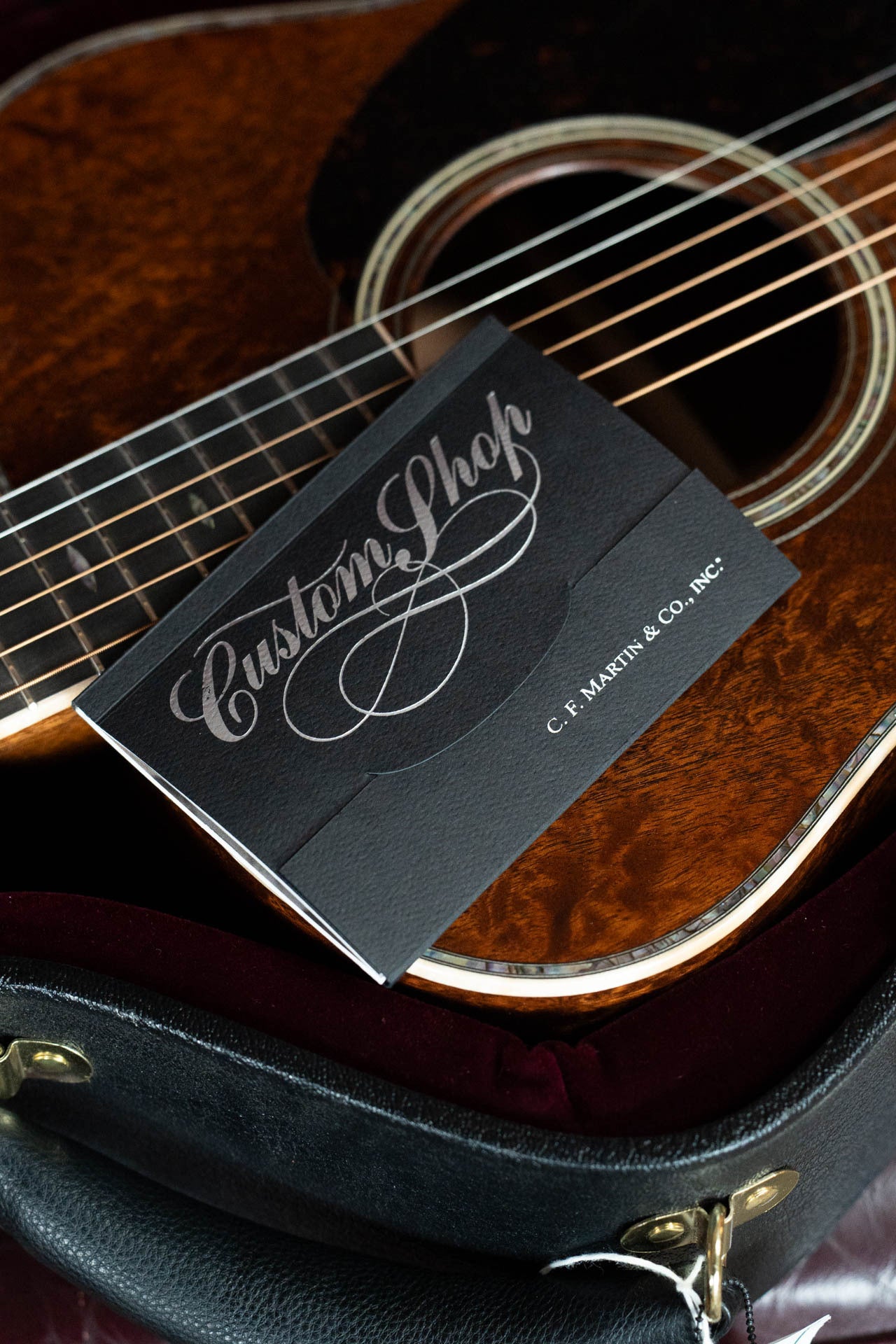 Martin Custom Shop Grand Performance All Quilted Pommele Sapele Acoustic Guitar #0217