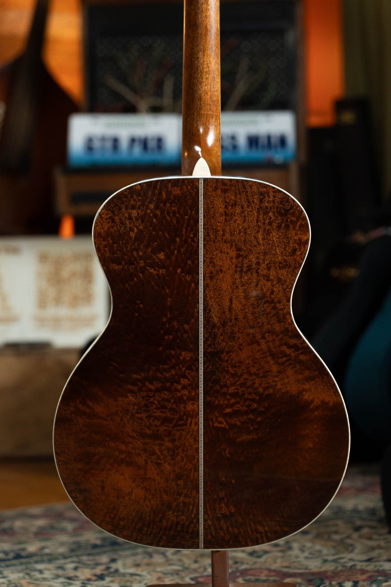 Martin Custom Shop Grand Performance All Quilted Pommele Sapele Acoustic Guitar #0217