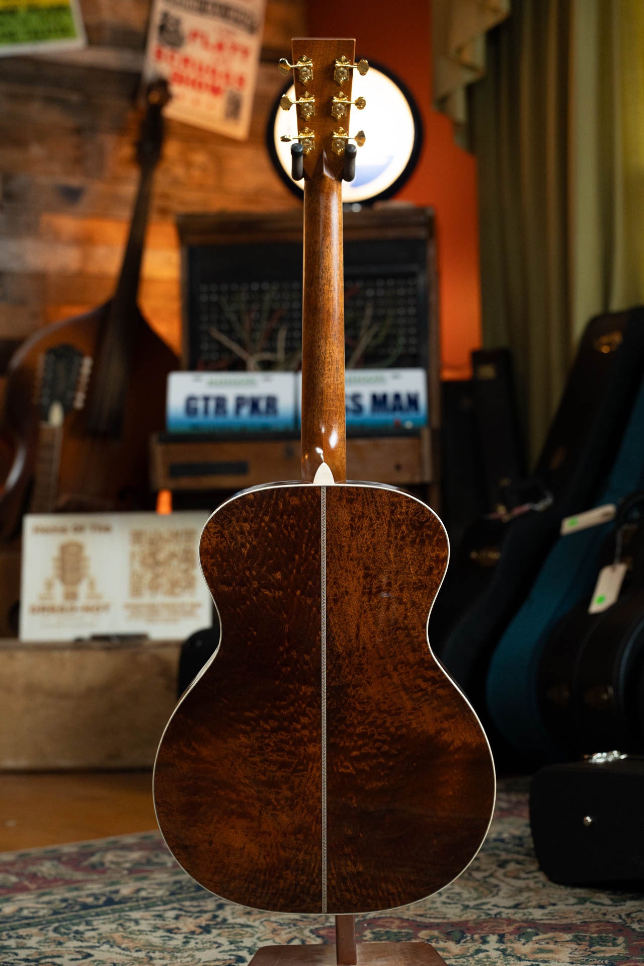 Martin Custom Shop Grand Performance All Quilted Pommele Sapele Acoustic Guitar #0217