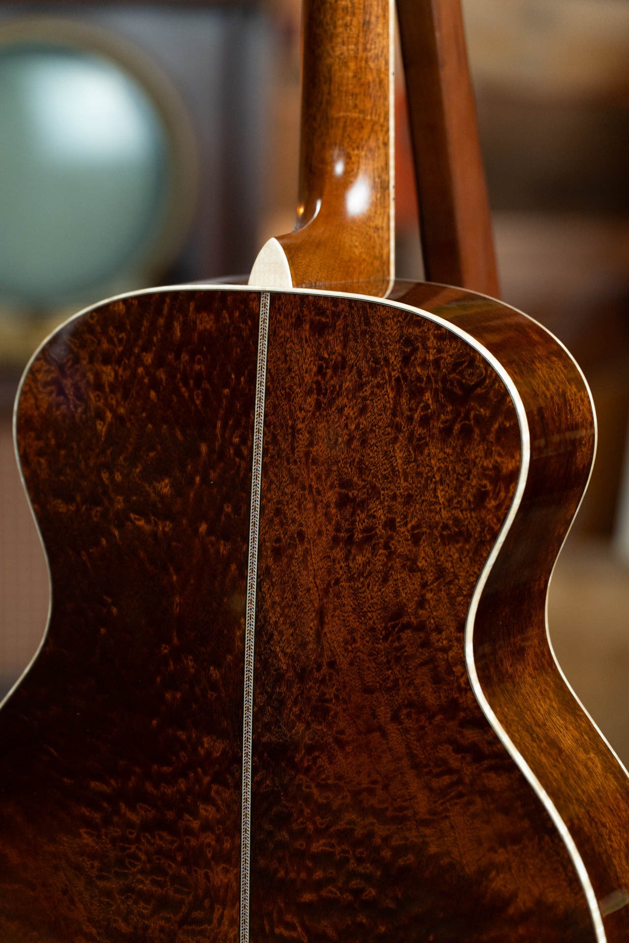 Martin Custom Shop Grand Performance All Quilted Pommele Sapele Acoustic Guitar #0217