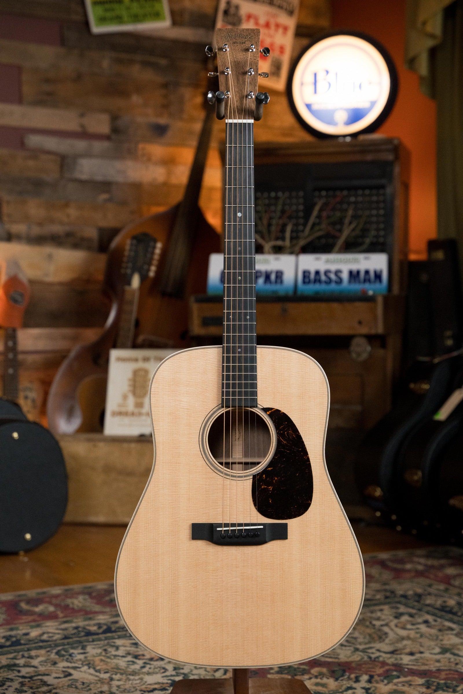 Martin Custom Shop D-28 Style Spruce/Black Walnut 14 Fret Dreadnought Acoustic Guitar #2461