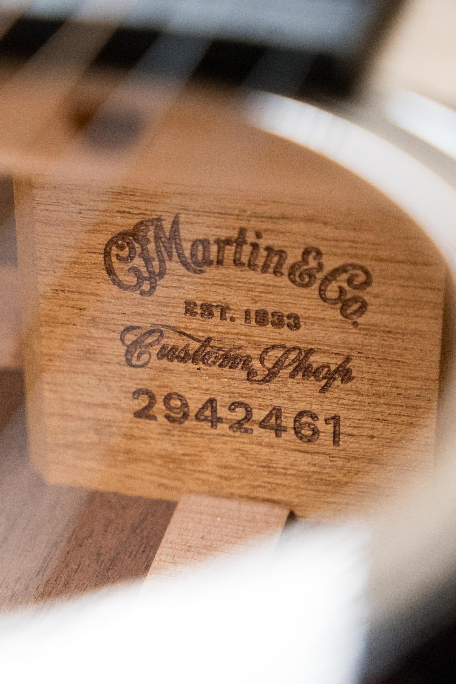 Martin Custom Shop D-28 Style Spruce/Black Walnut 14 Fret Dreadnought Acoustic Guitar #2461